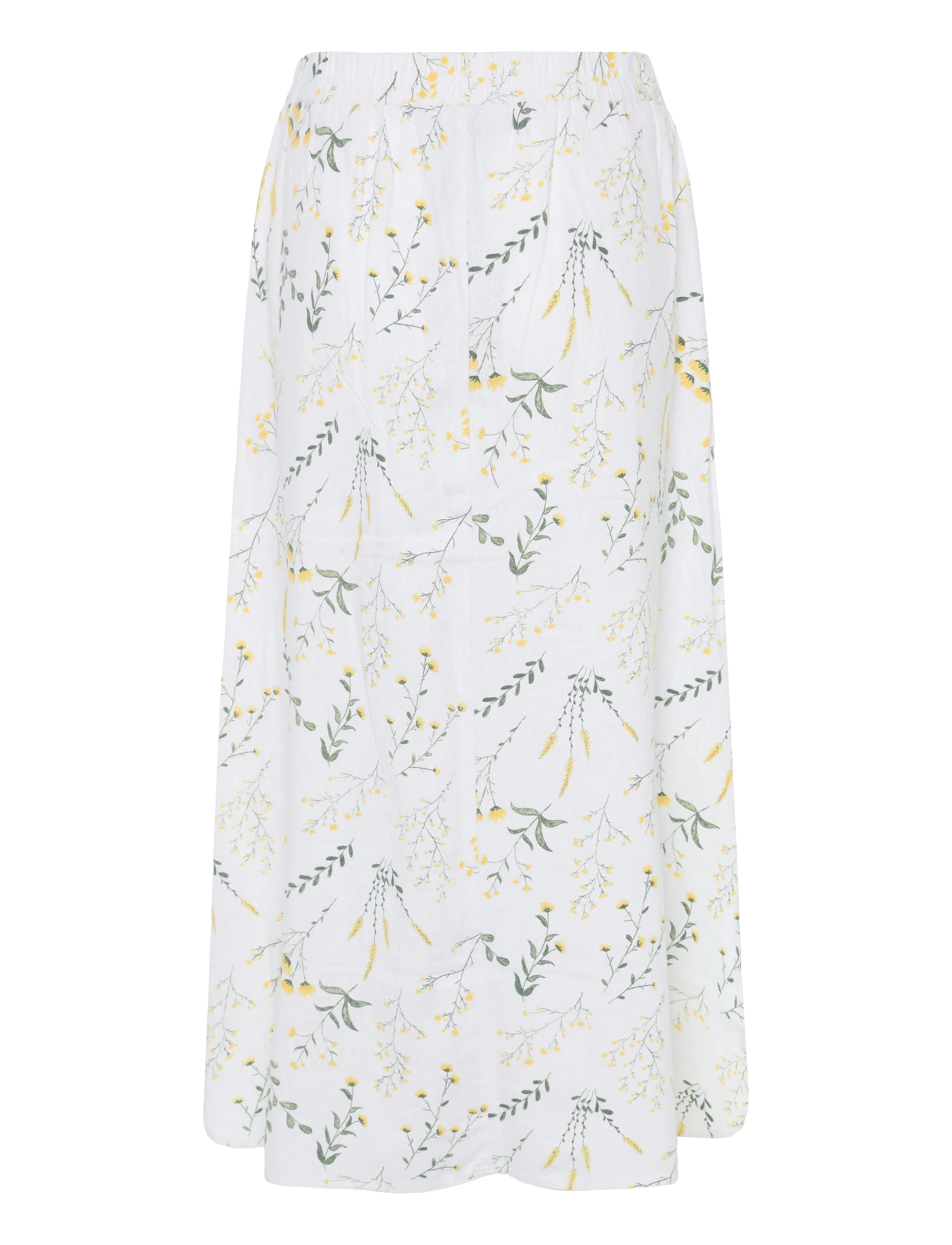 FREE/QUENT - FQLALUNA-SKIRT - brilliant white w. golden haze - 1