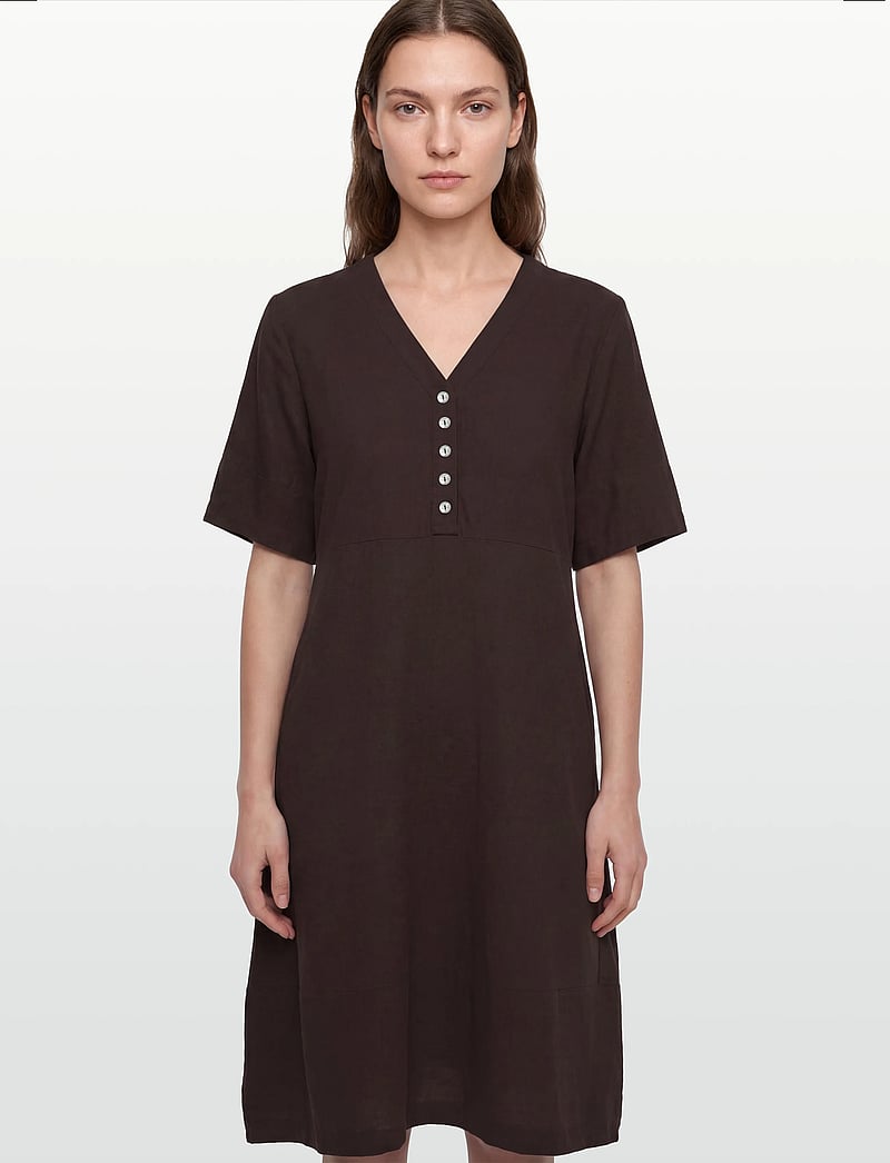 FREE/QUENT - FQLAVA-DRESS - midikleider - coffee bean - 3