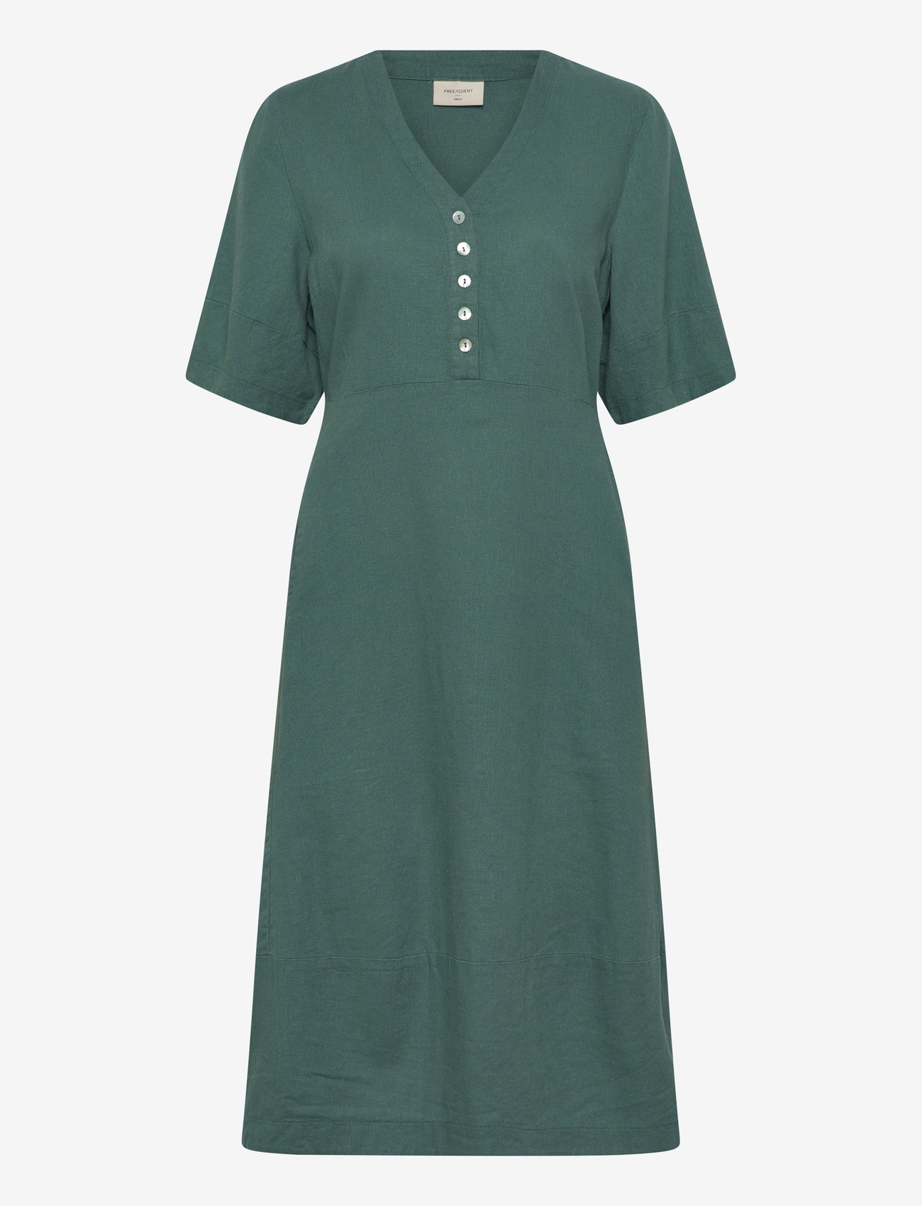 FREE/QUENT - FQLAVA-DRESS - midi kjoler - dark forest - 1