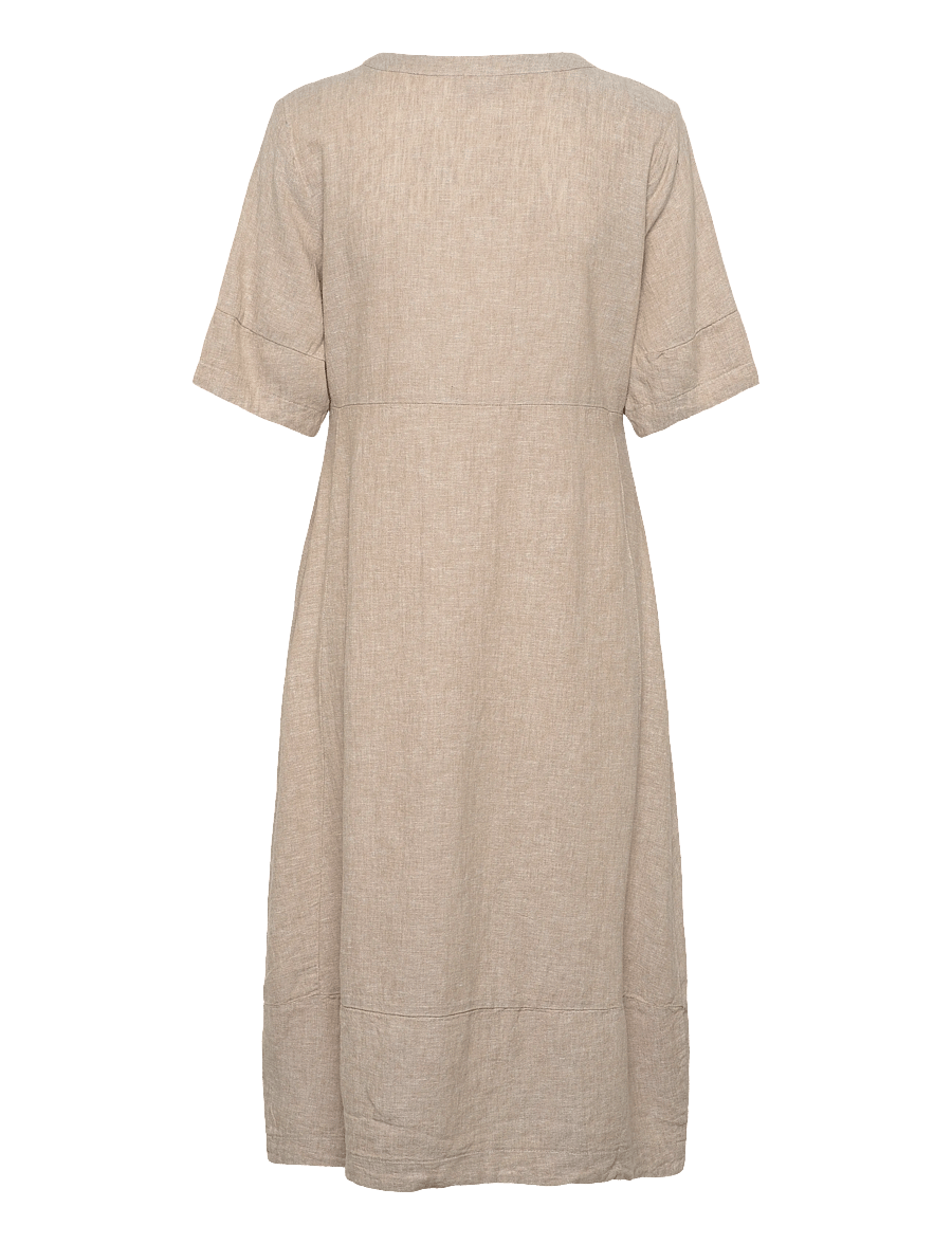 FREE/QUENT - FQLAVA-DRESS - sukienki do kolan i midi - sand melange - 2