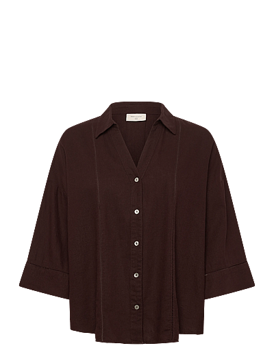 FREE/QUENT FQLALUNA-SHIRT - Blusen & Hemden - COFFEE BEAN / brown