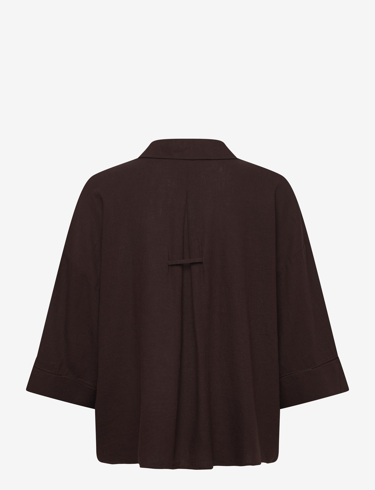 FREE/QUENT - FQLALUNA-SHIRT - hørskjorter - coffee bean - 2