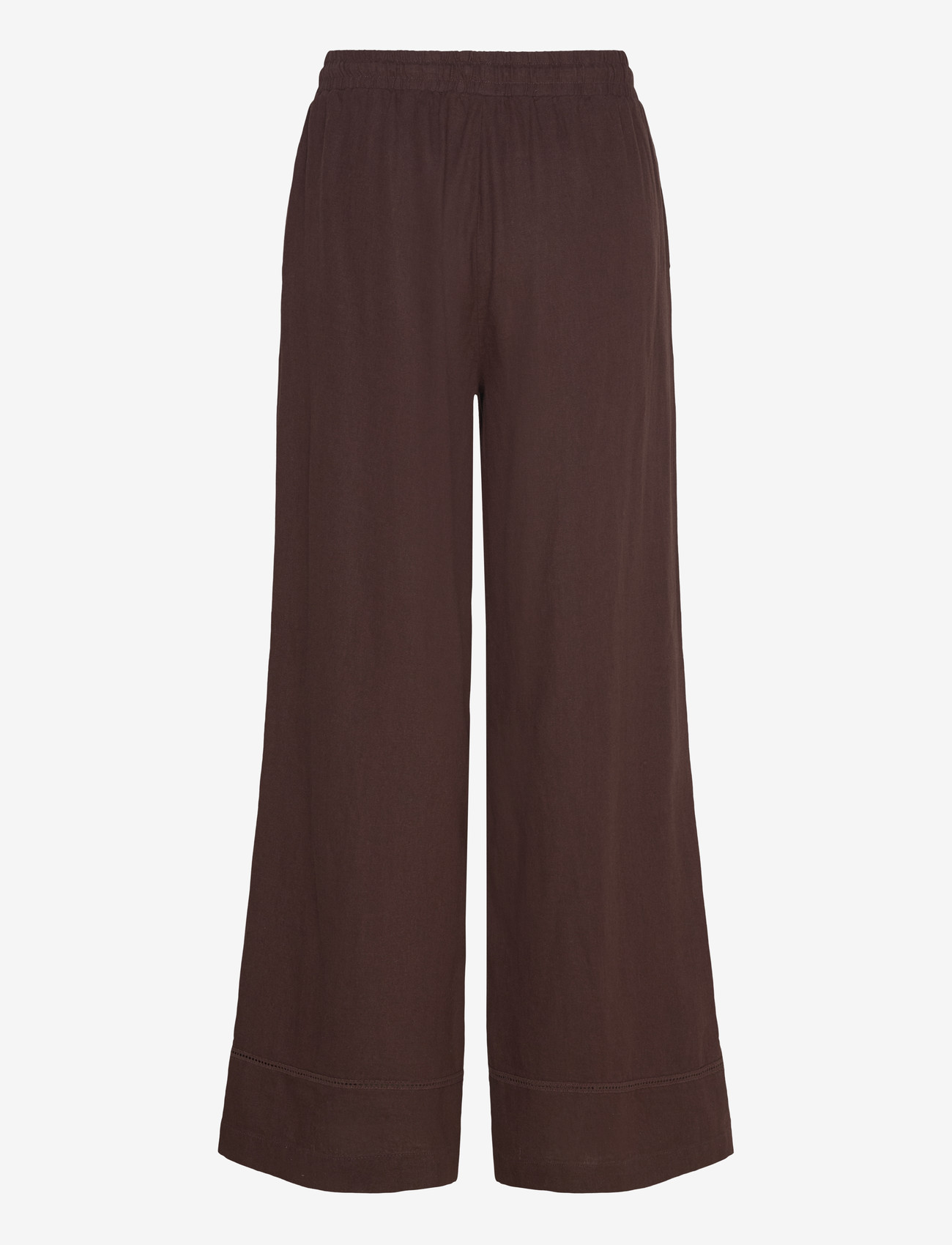 FREE/QUENT - FQLALUNA-PANTS - hørbukser - coffee bean - 2