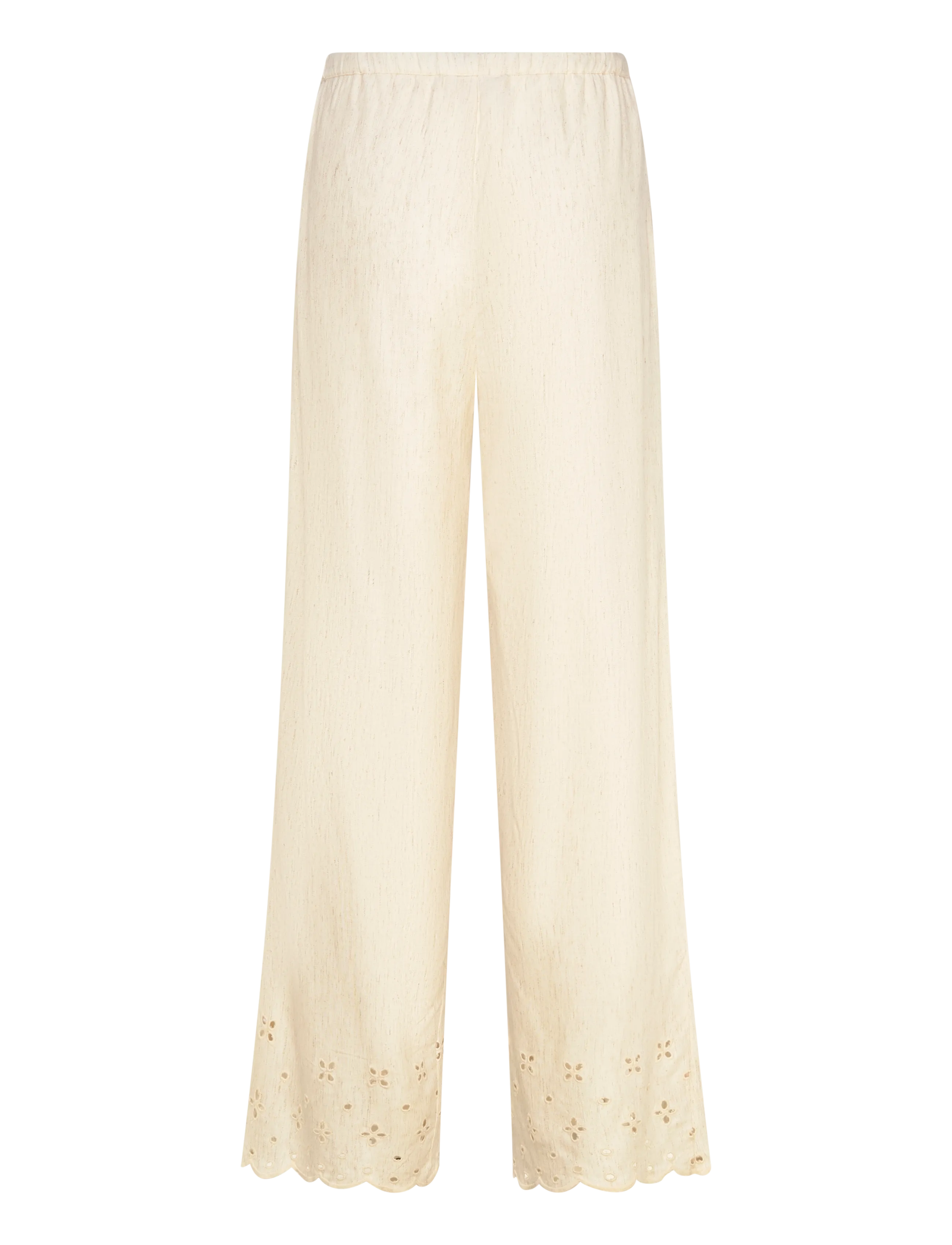 FREE/QUENT - FQLINUS-PANTS - linen trousers - moonbeam melange - 2