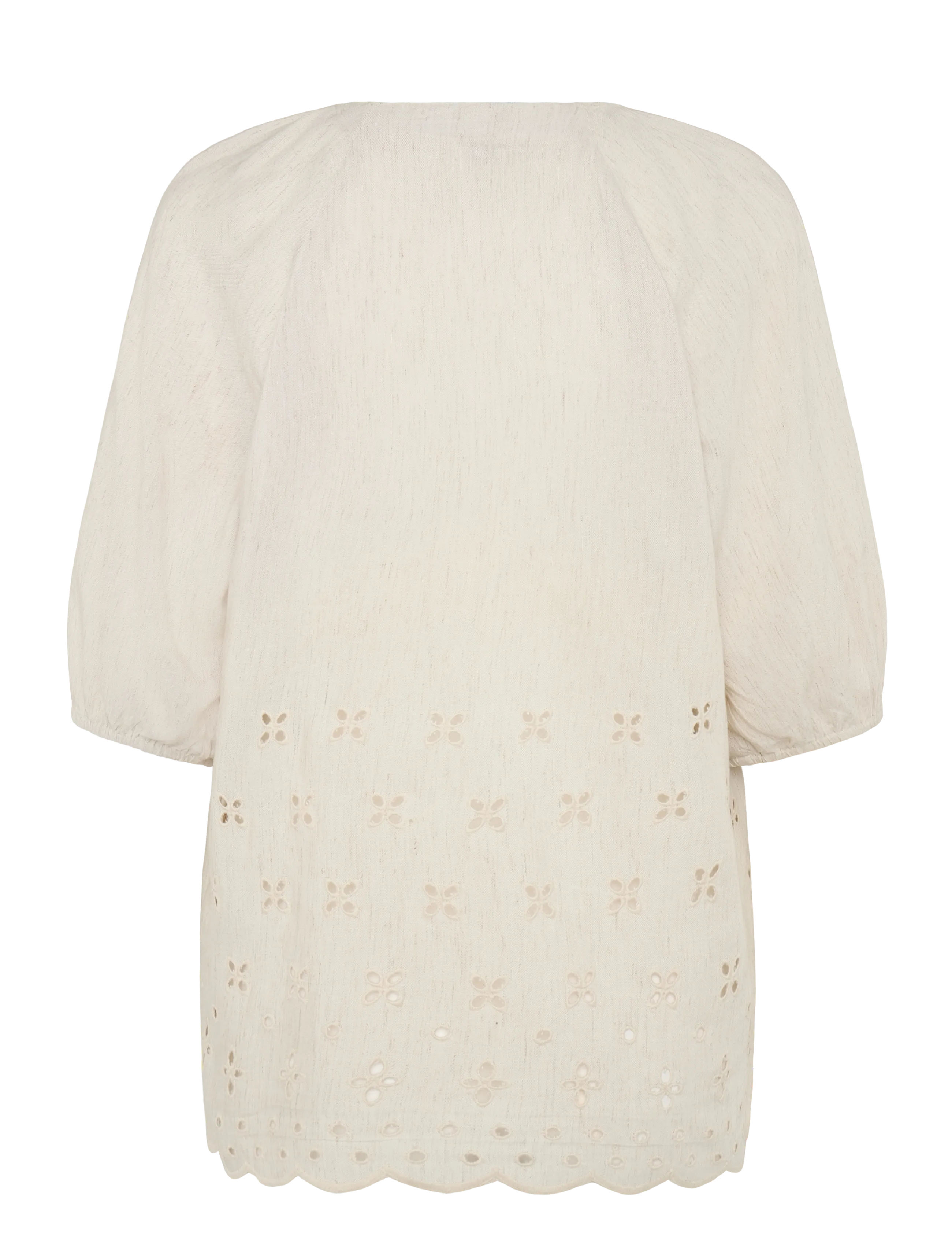 FREE/QUENT - FQLINUS-BLOUSE - blusen mit dreiviertelärmel - moonbeam melange - 2