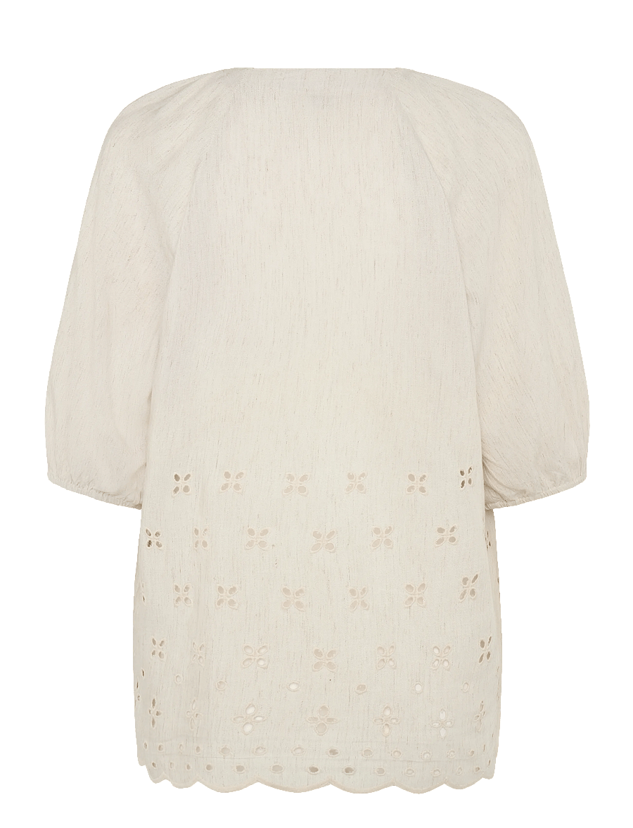 FREE/QUENT - FQLINUS-BLOUSE - blusen mit dreiviertelärmel - moonbeam melange - 2