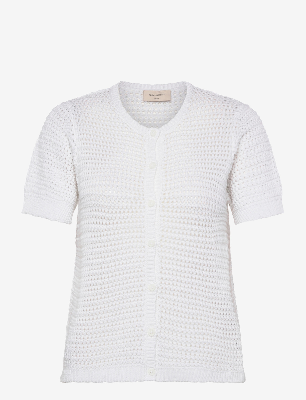 FREE/QUENT - FQTOTA-CARDIGAN - cardigans - brilliant white - 0