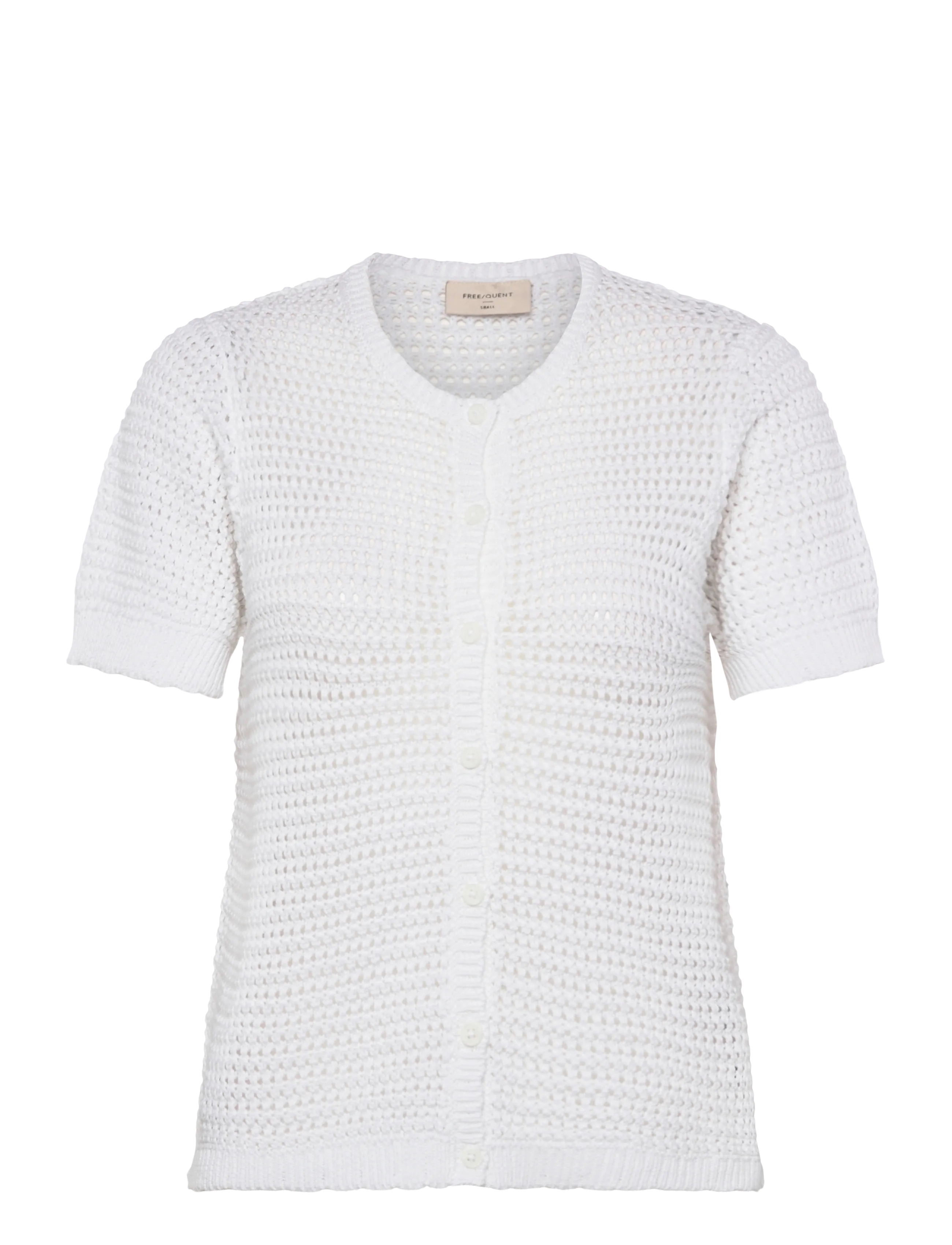 FREE/QUENT FQTOTA-CARDIGAN - Cardigans - BRILLIANT WHITE / white