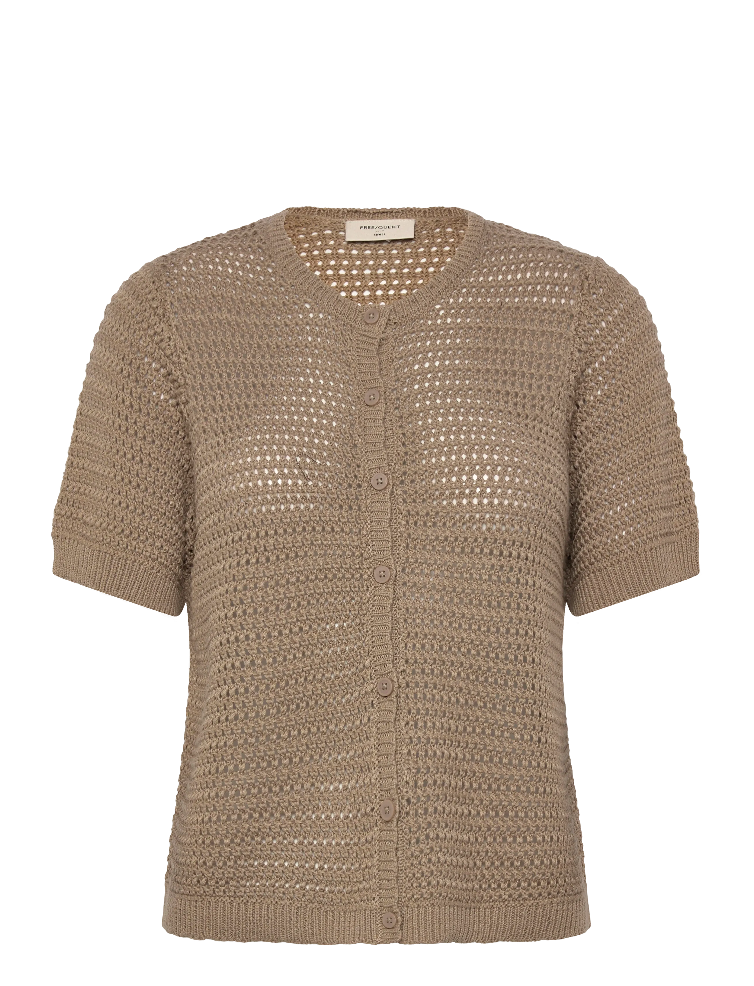 FREE/QUENT FQTOTA-CARDIGAN - Strickmode - SILVER MINK / beige
