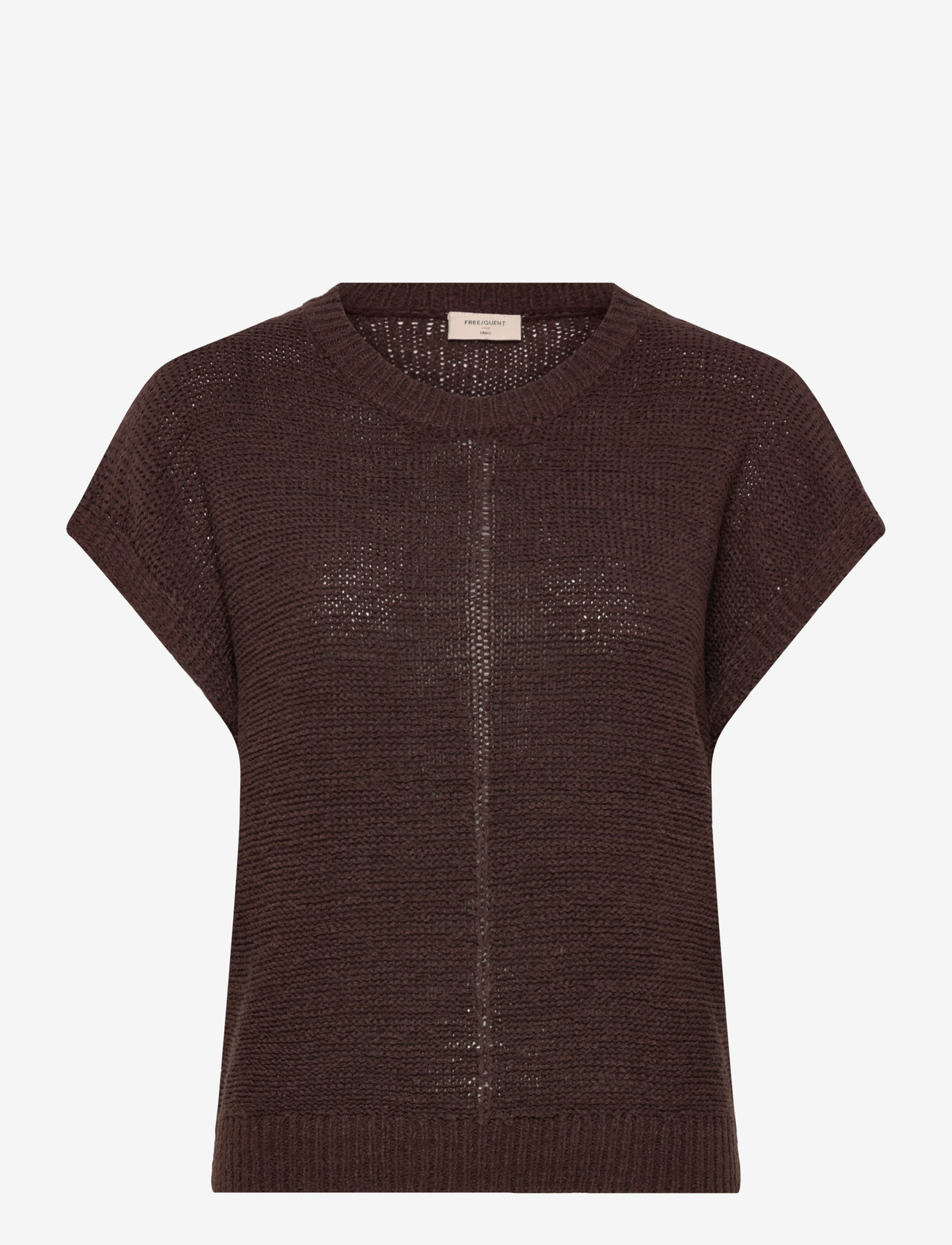 FREE/QUENT - FQESTAPPER-WAISTCOAT - strikveste - coffee bean - 0