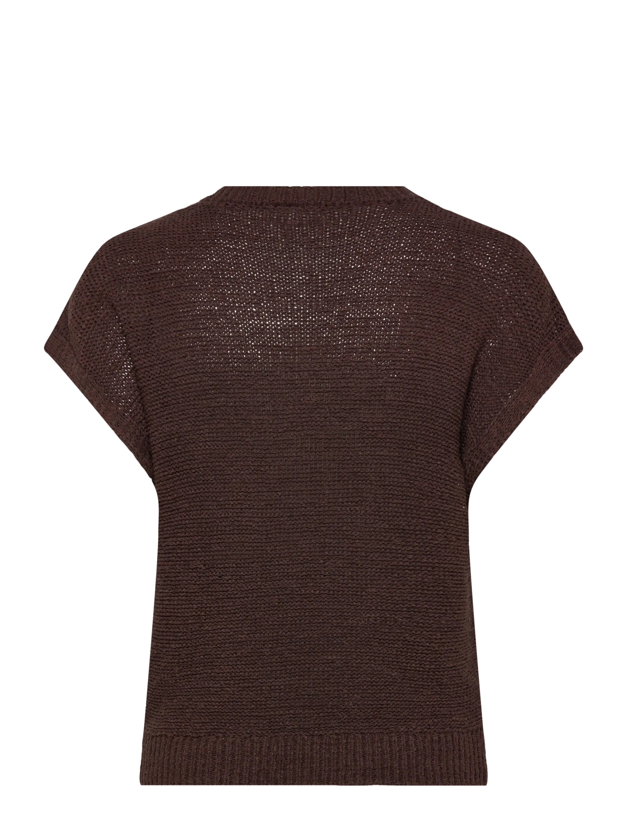 FREE/QUENT - FQESTAPPER-WAISTCOAT - gestrickte westen - coffee bean - 1