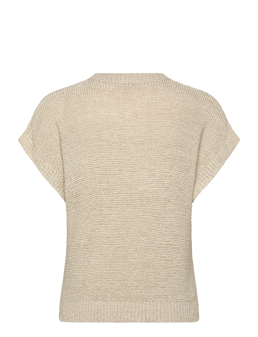 FREE/QUENT - FQESTAPPER-WAISTCOAT - strickwesten - moonbeam - 1