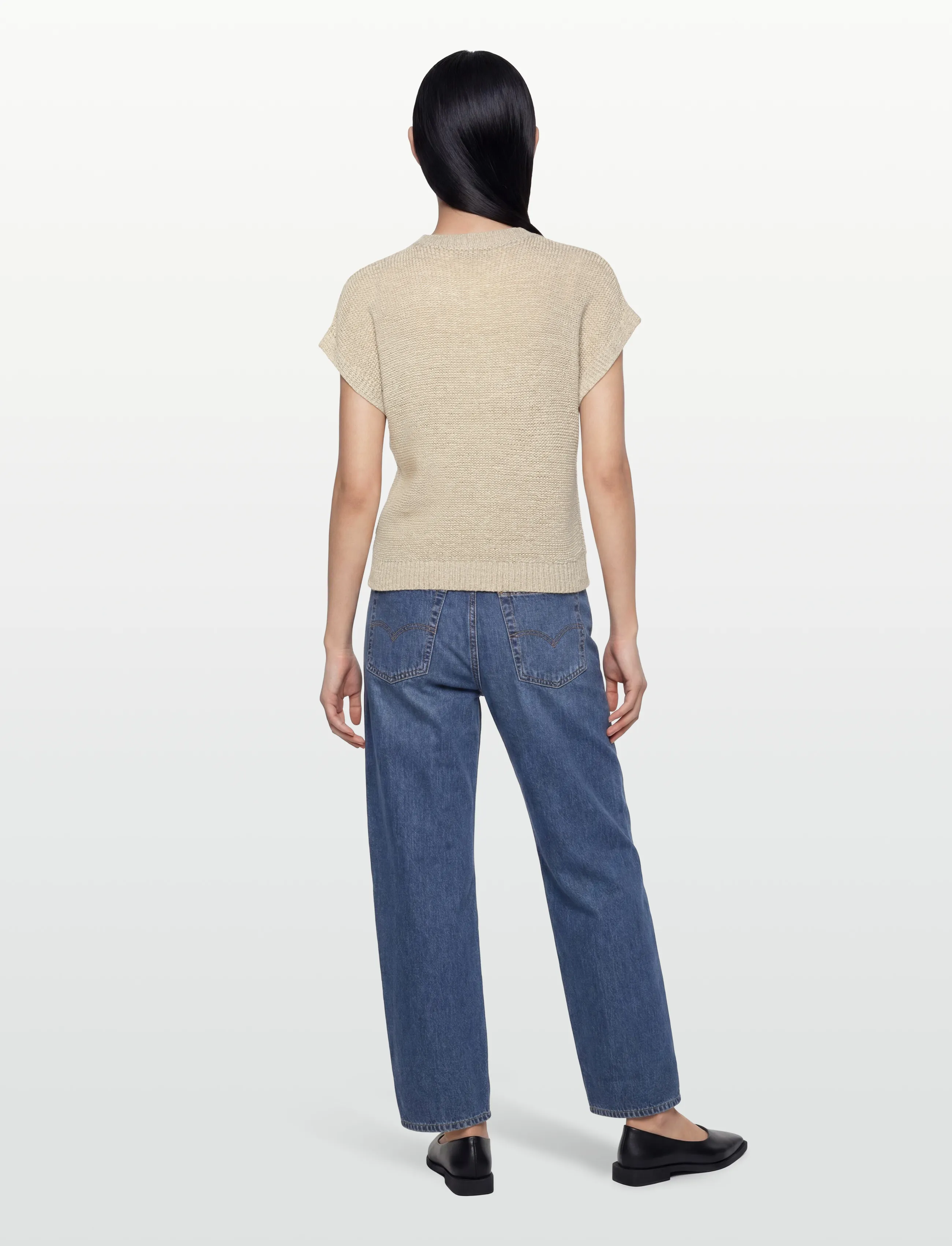 FREE/QUENT - FQESTAPPER-WAISTCOAT - knitted vests - moonbeam - 4
