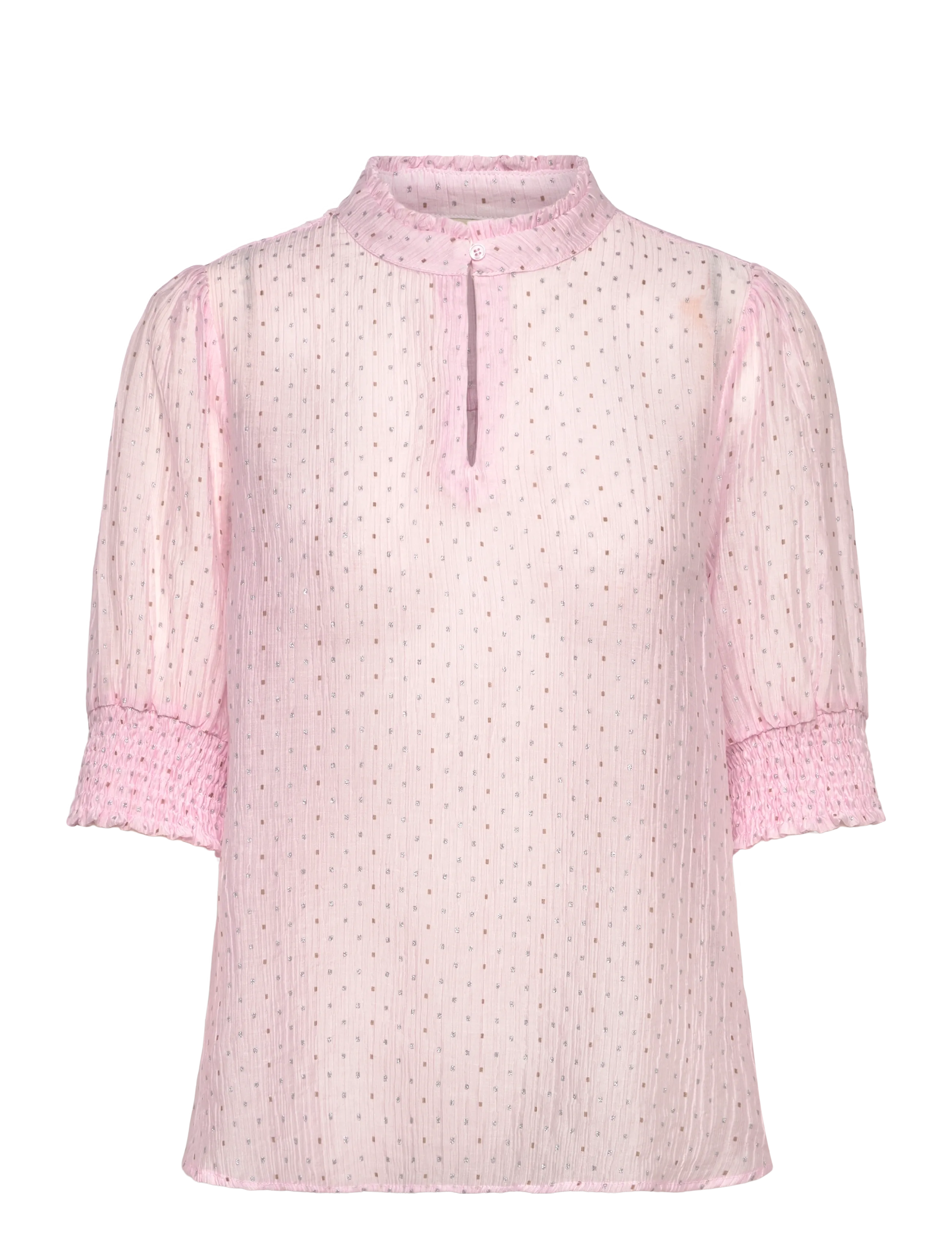 FREE/QUENT Fqflory-Blouse, XS, Blouses, Rosa - Short-sleeved, Frauen