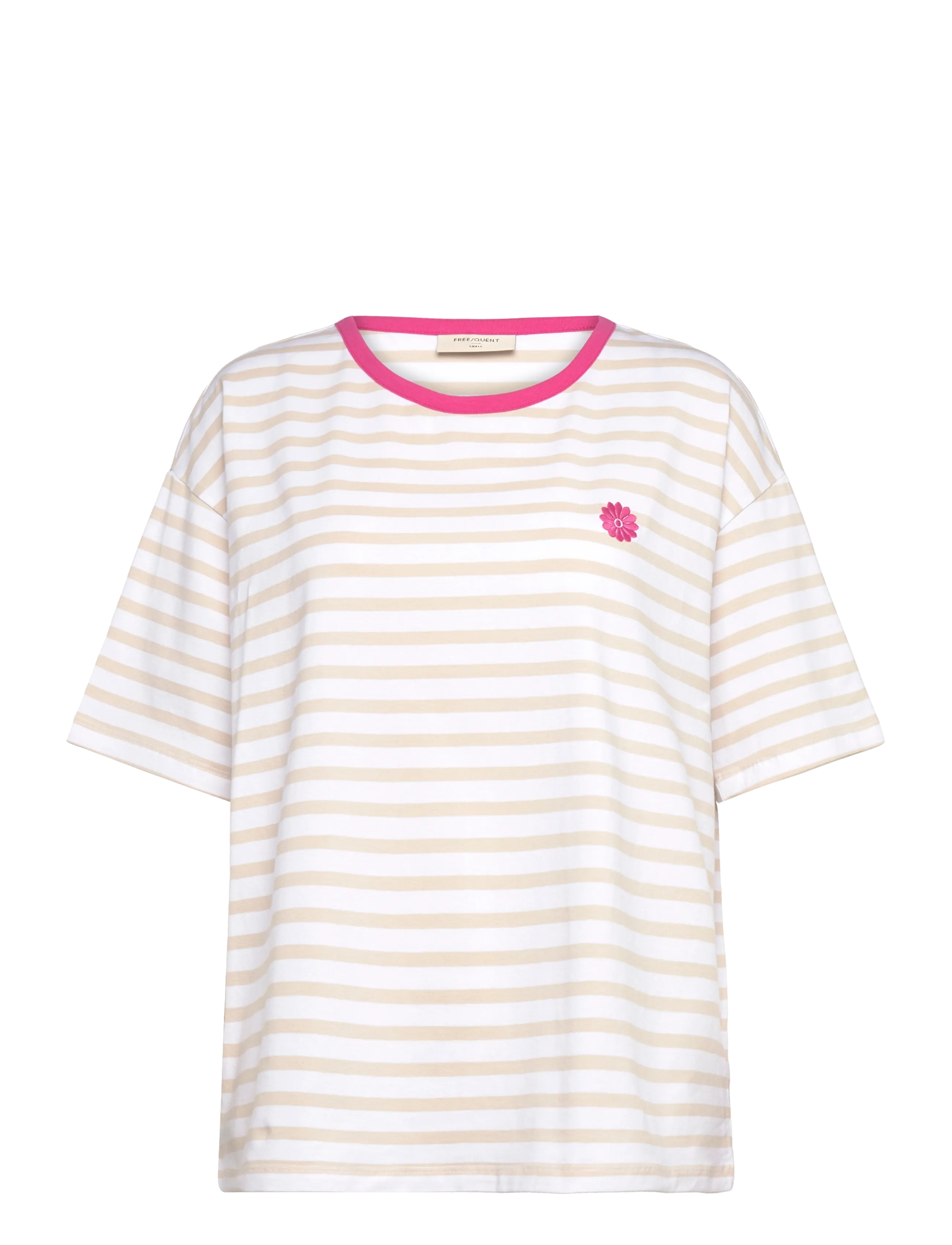 FREE/QUENT Fqfenjal-Tee Weiß - S - Damen