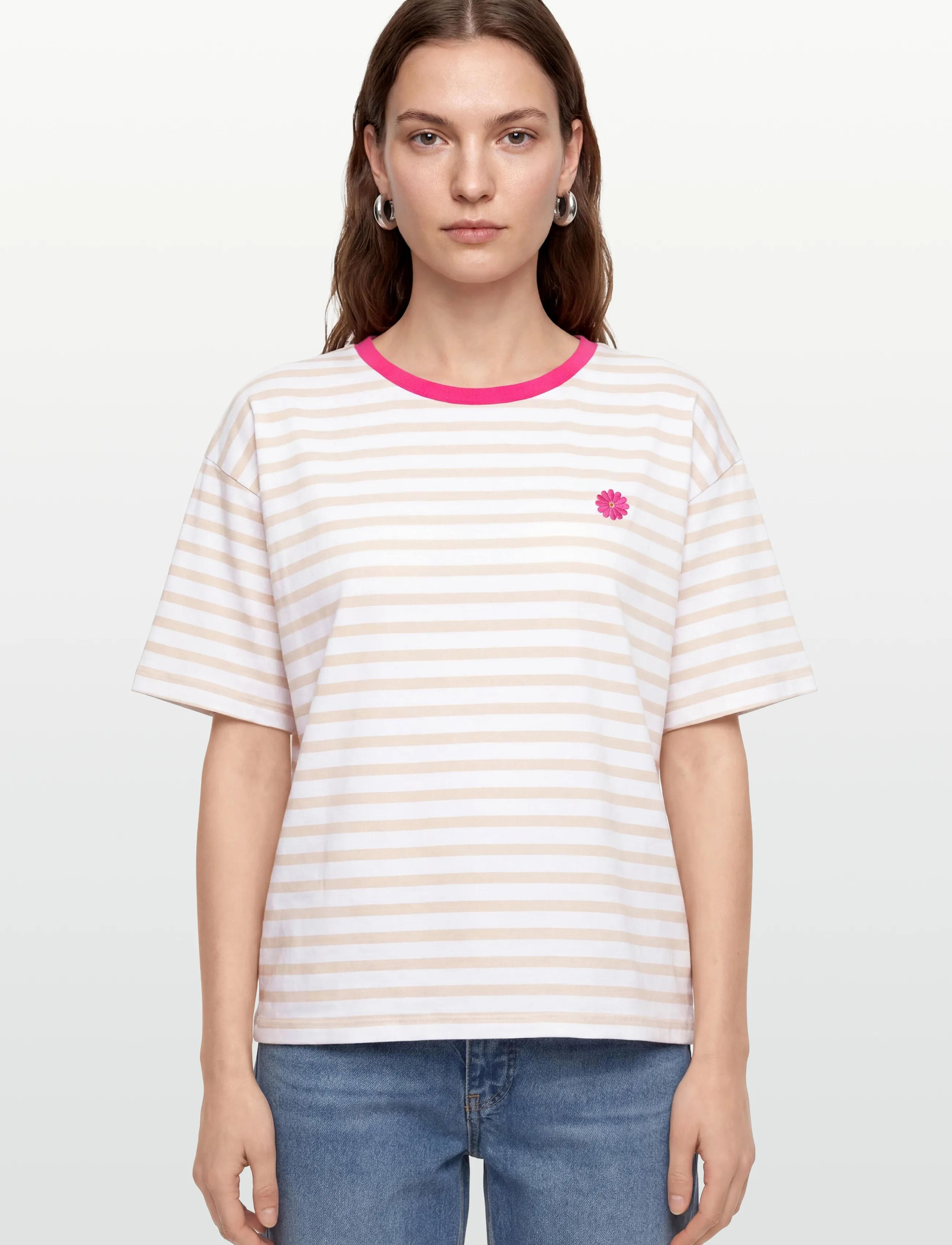 FREE/QUENT - FQFENJAL-TEE - laveste priser - brilliant white w. moonbeam - 3