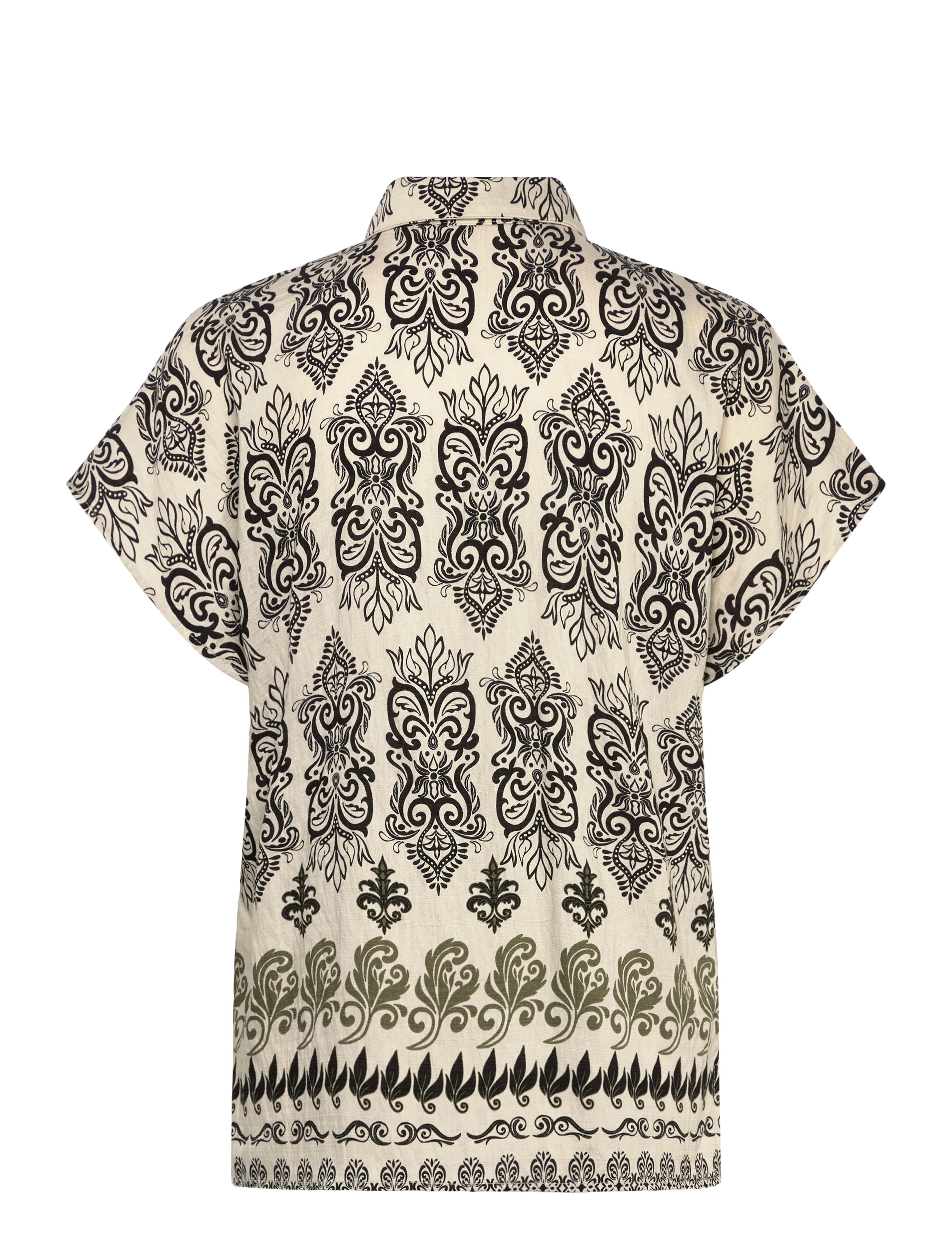 FREE/QUENT - FQJONY-SHIRT - kortärmade skjortor - moonbeam w. black - 2