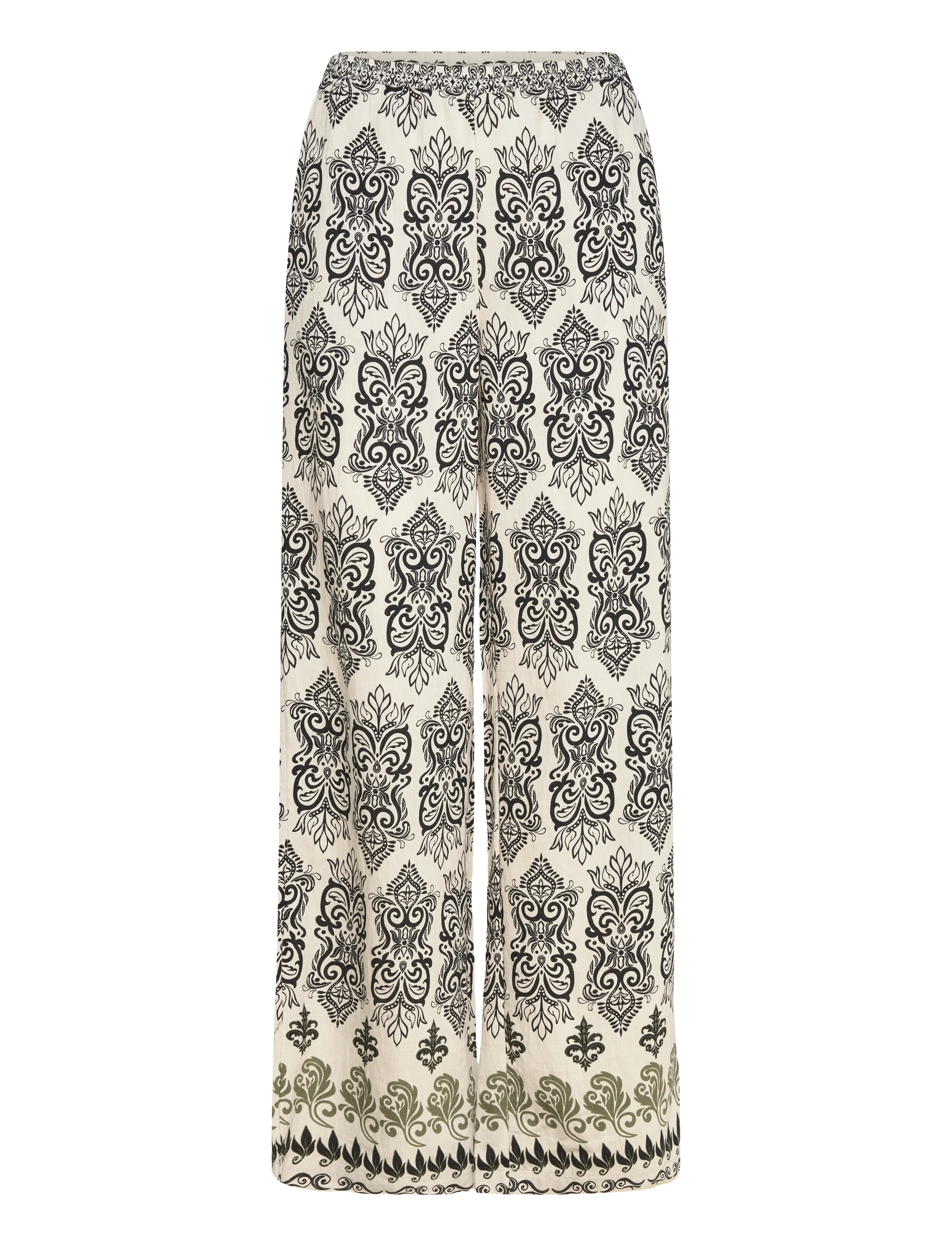 FREE/QUENT FQJONY-PANTS - Püksid - MOONBEAM W. BLACK / multi