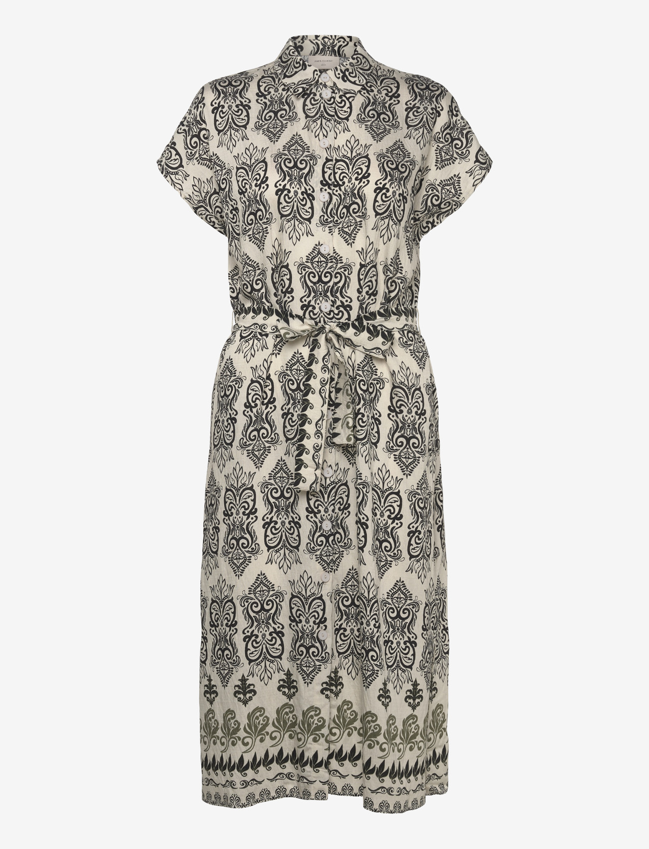 FREE/QUENT - FQJONY-DRESS - skjortekjoler - moonbeam w. black - 1