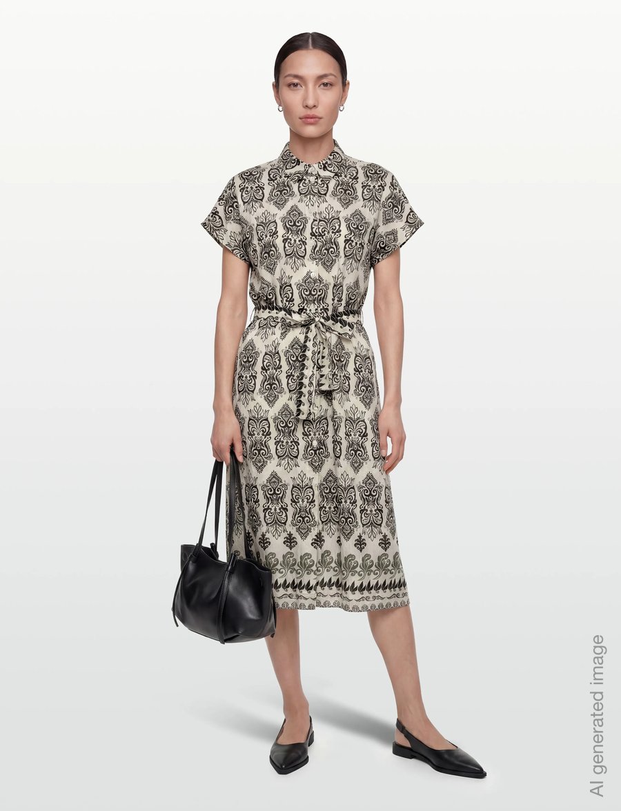 FREE/QUENT - FQJONY-DRESS - särkkleidid - moonbeam w. black - 0