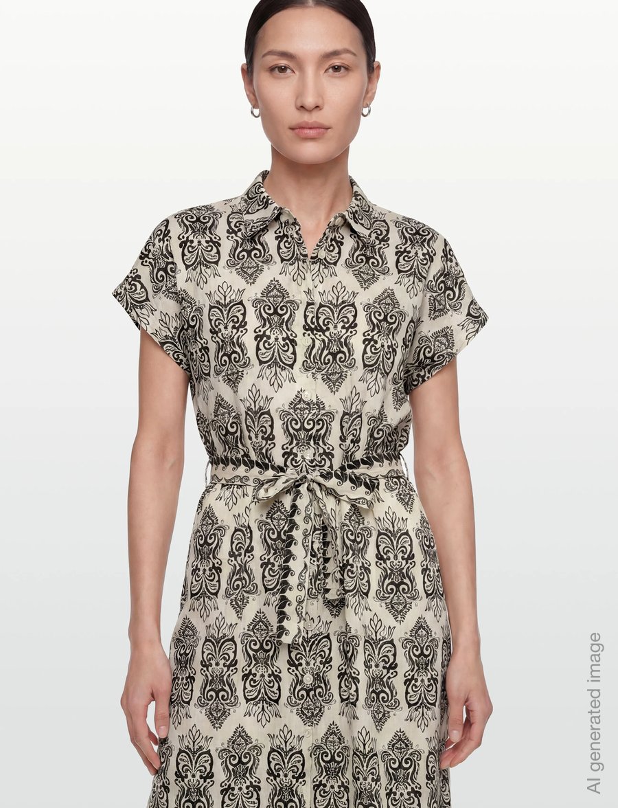 FREE/QUENT - FQJONY-DRESS - särkkleidid - moonbeam w. black - 3