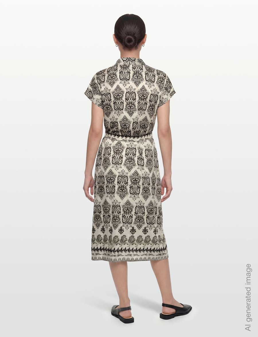 FREE/QUENT - FQJONY-DRESS - särkkleidid - moonbeam w. black - 4