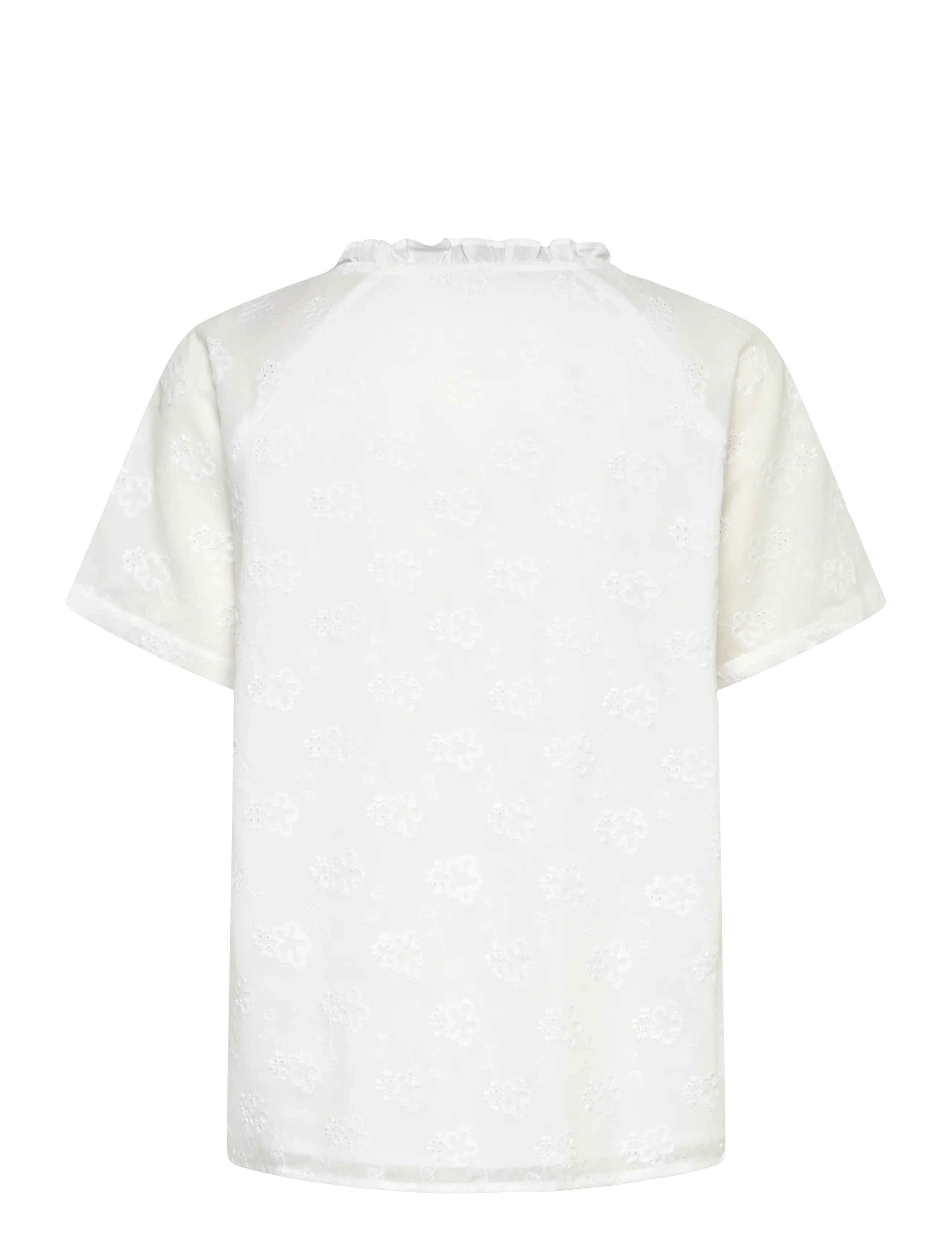 FREE/QUENT - FQIDENA-BLOUSE - kurzämlige blusen - brilliant white - 2
