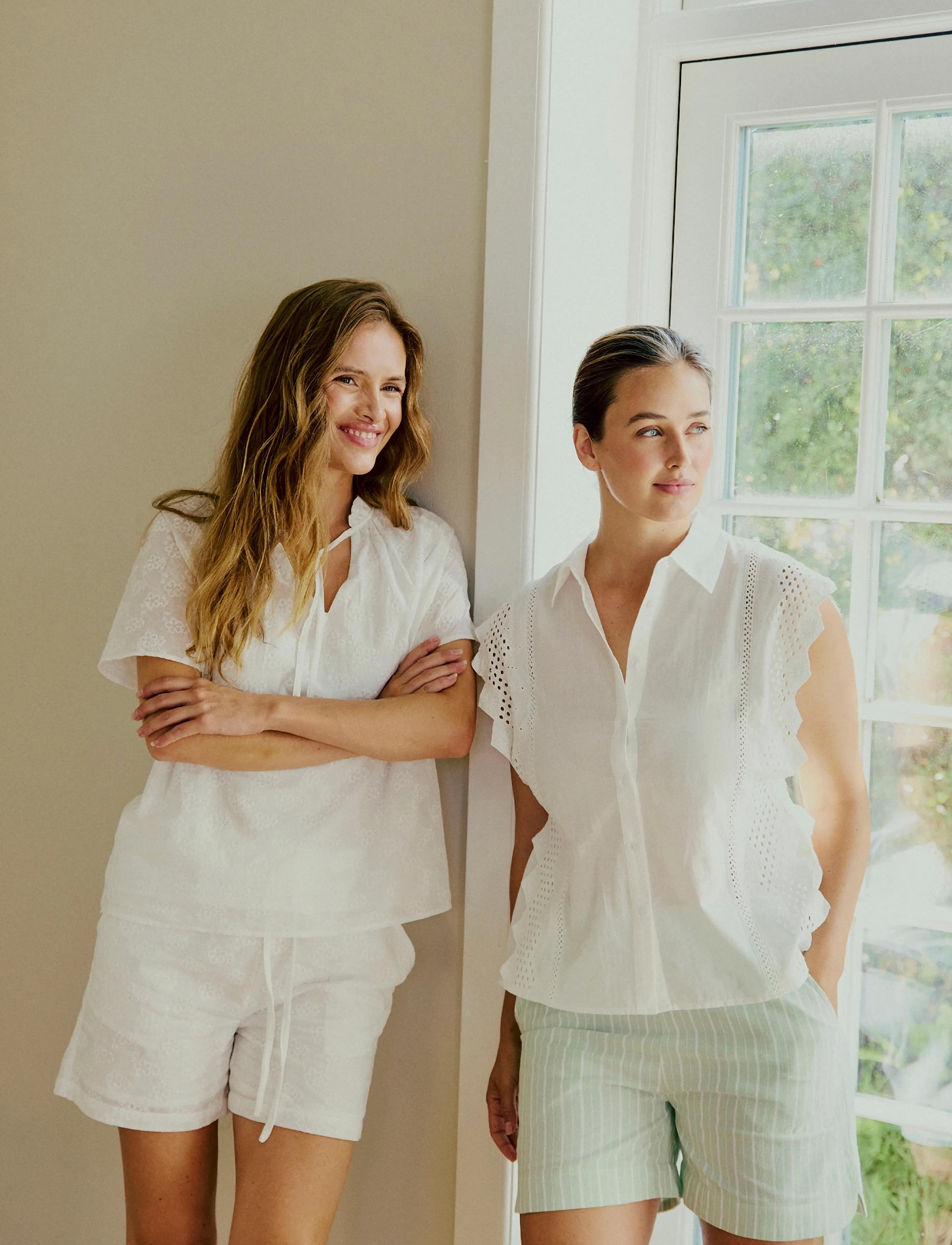 FREE/QUENT - FQIDENA-BLOUSE - kurzämlige blusen - brilliant white - 3