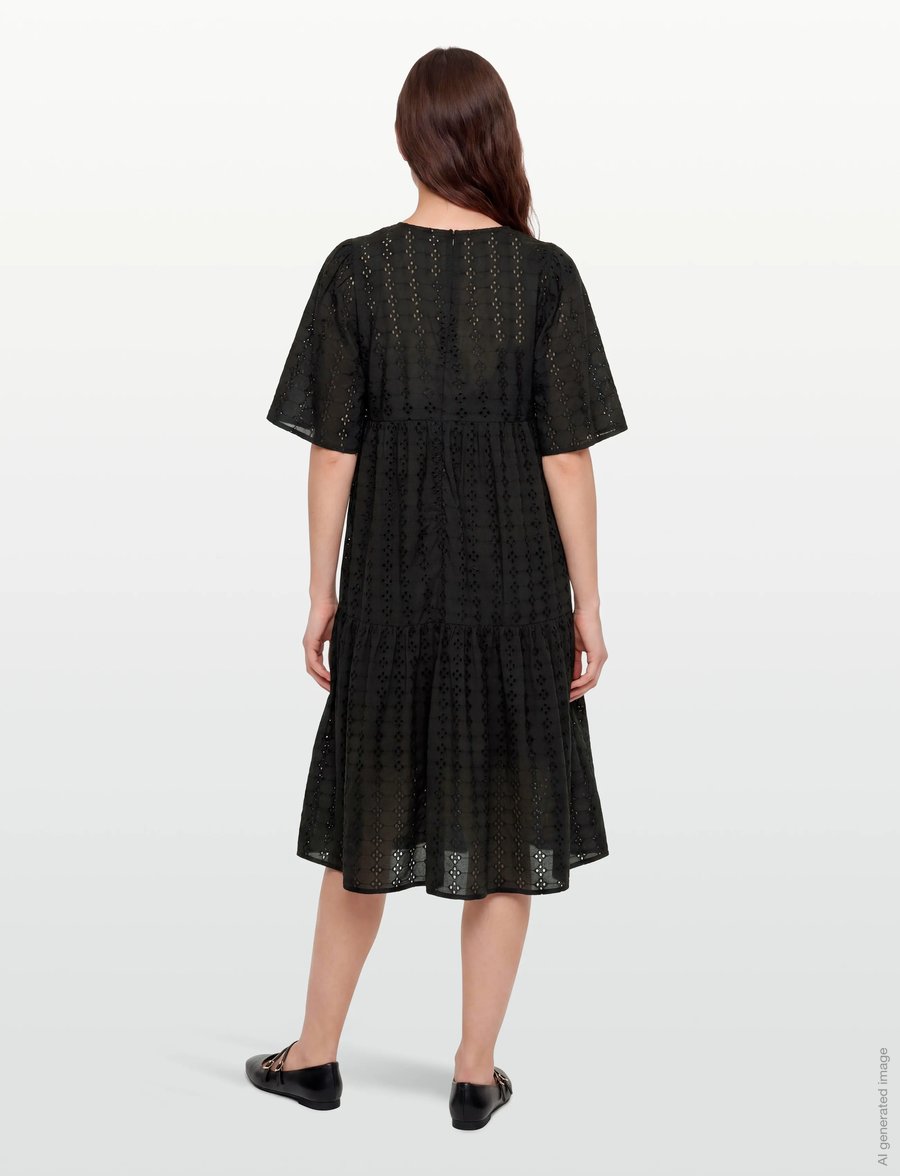 FREE/QUENT - FQLONDA-DRESS - sommerkleider - black - 5