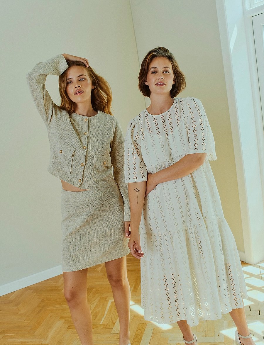 FREE/QUENT - FQLONDA-DRESS - sommerkleider - moonbeam - 0