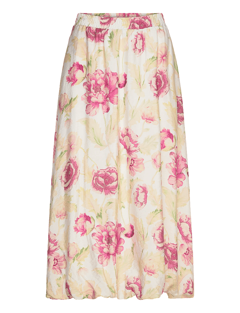 FREE/QUENT - FQMAISE-SKIRT - maxi nederdele - brilliant white w. ballerina - 1