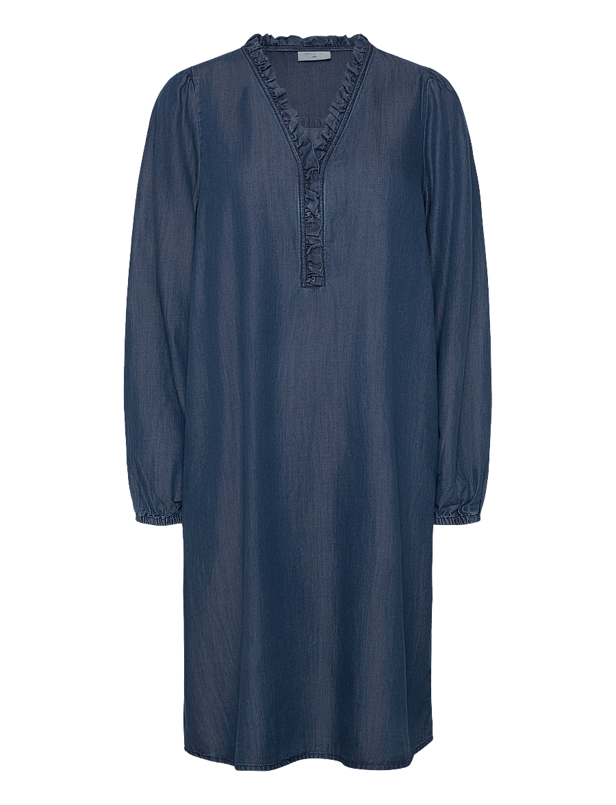 FREE/QUENT - FQWILKE-DRESS - jeansklänningar - medium blue denim - 1