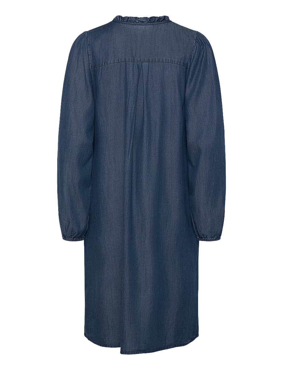 FREE/QUENT - FQWILKE-DRESS - jeansklänningar - medium blue denim - 2