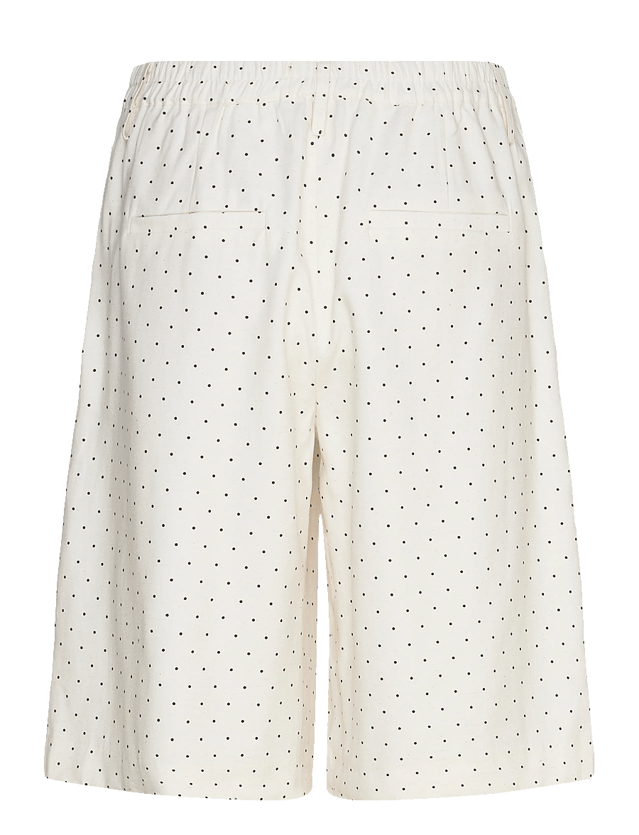 FREE/QUENT - FQANYA-SHORTS - freizeitshorts - star off-white w. black - 2