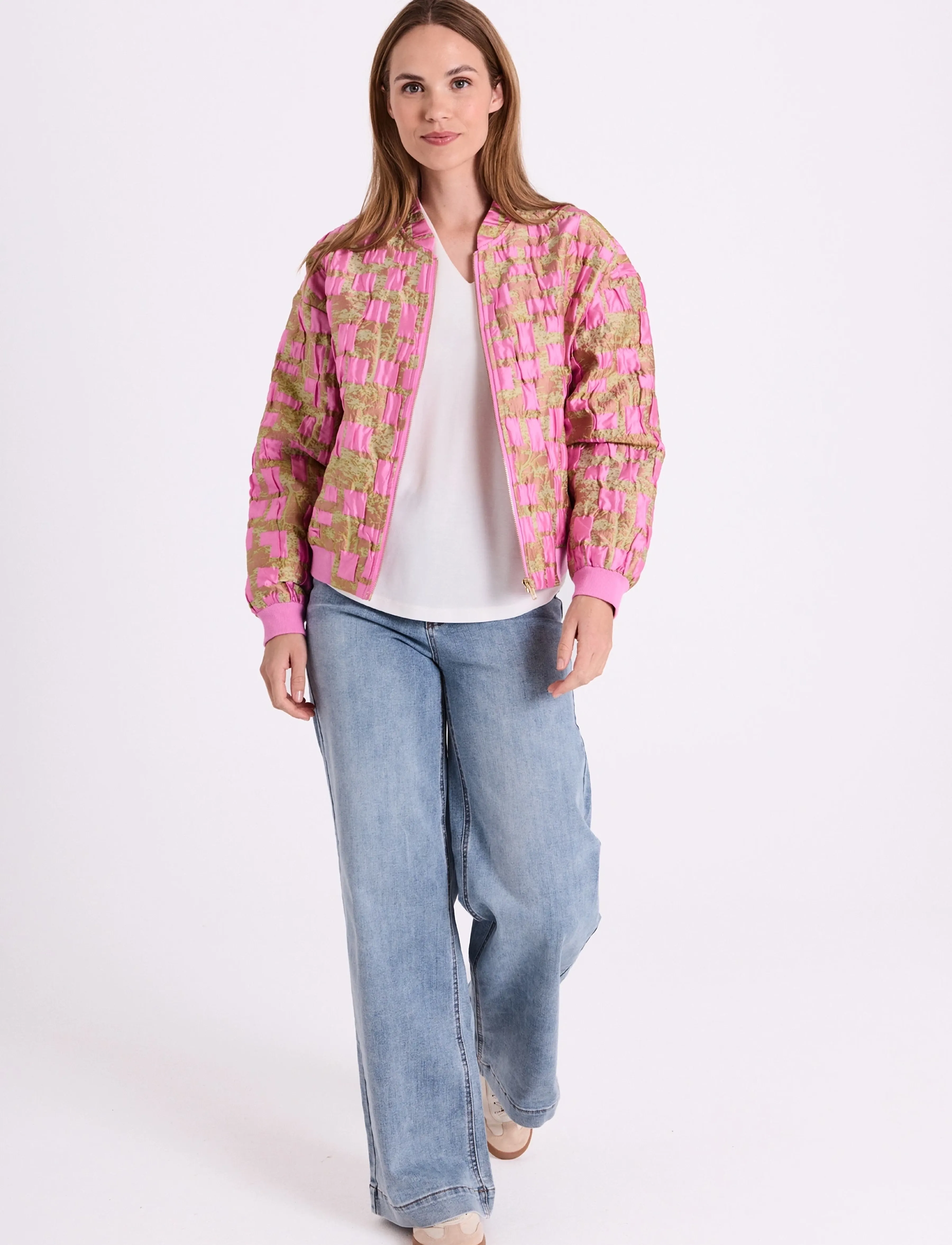 FREE/QUENT - FQFLOWY-JACKET - spring jackets - pale mauve w. wild orchid - 3