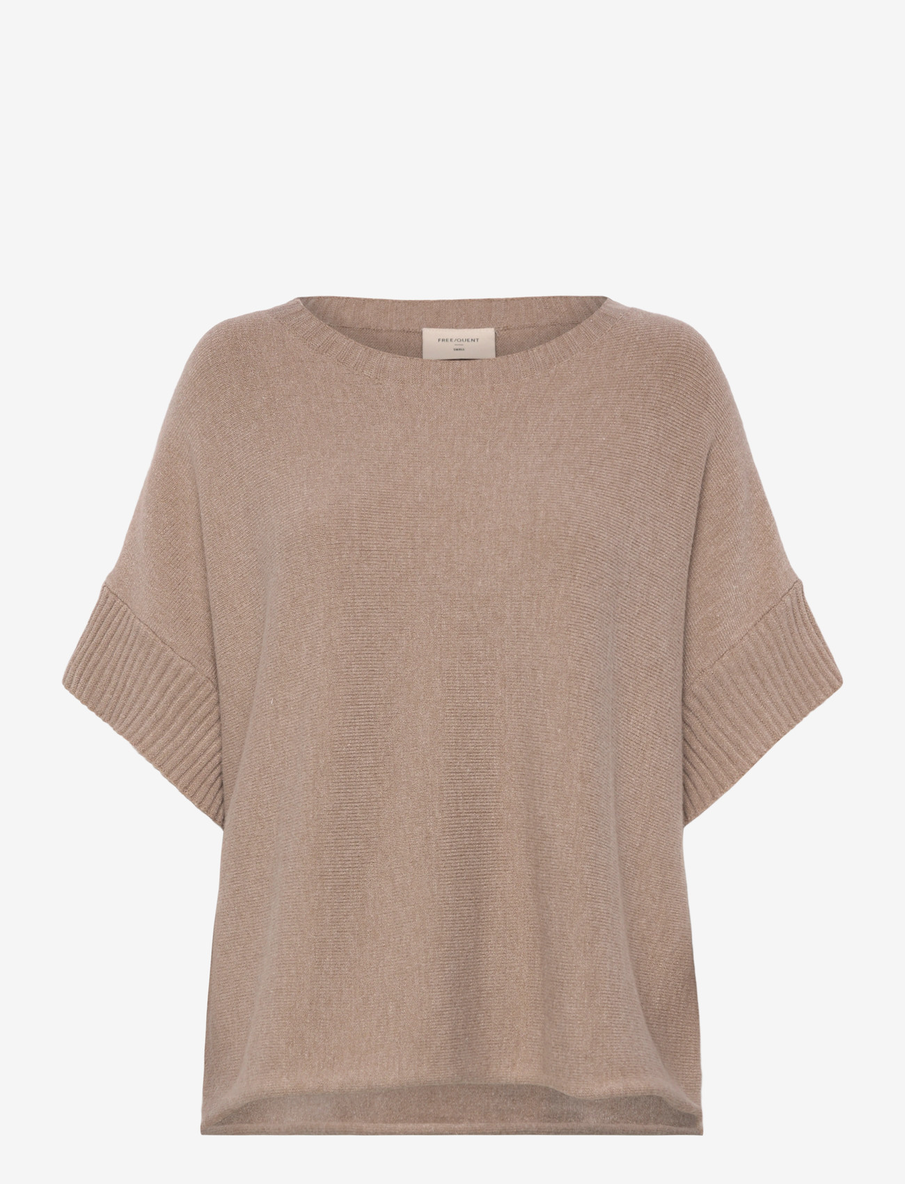 FREE/QUENT - FQVISIT-PULLOVER - stickade tröjor - silver mink melange - 1