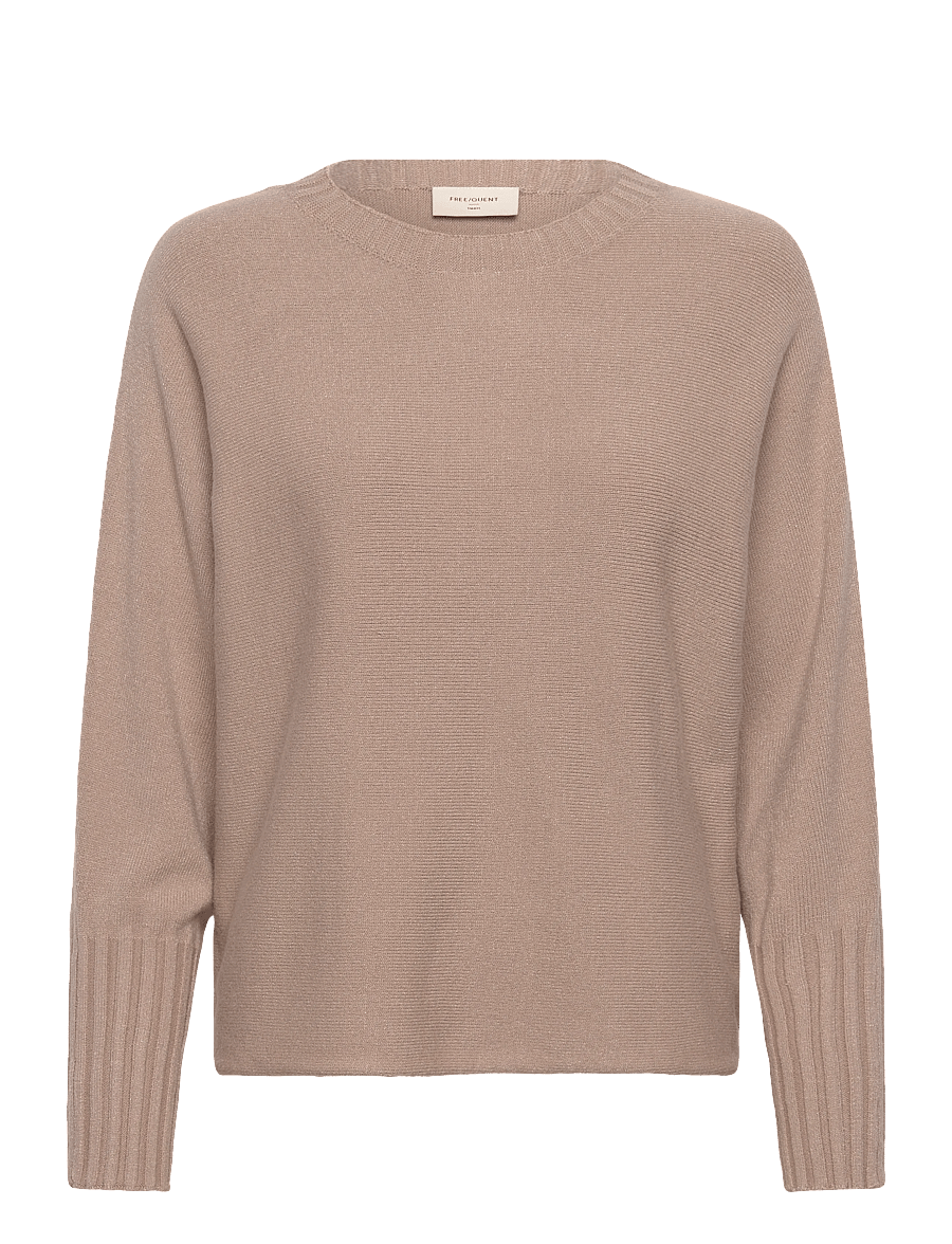 FREE/QUENT - FQVISIT-PULLOVER - pulls - simply taupe mel. - 0