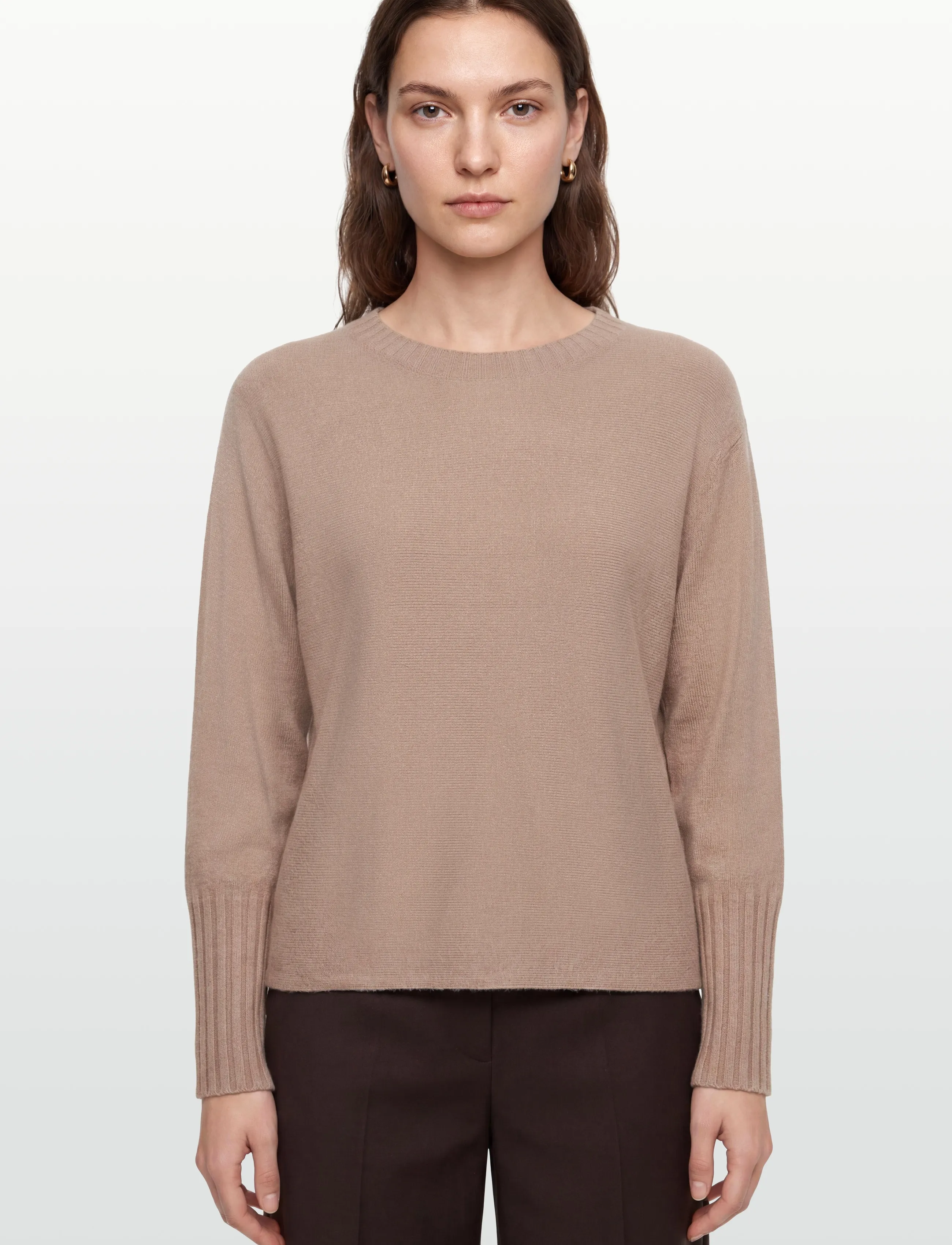 FREE/QUENT - FQVISIT-PULLOVER - jumpers - simply taupe mel. - 3