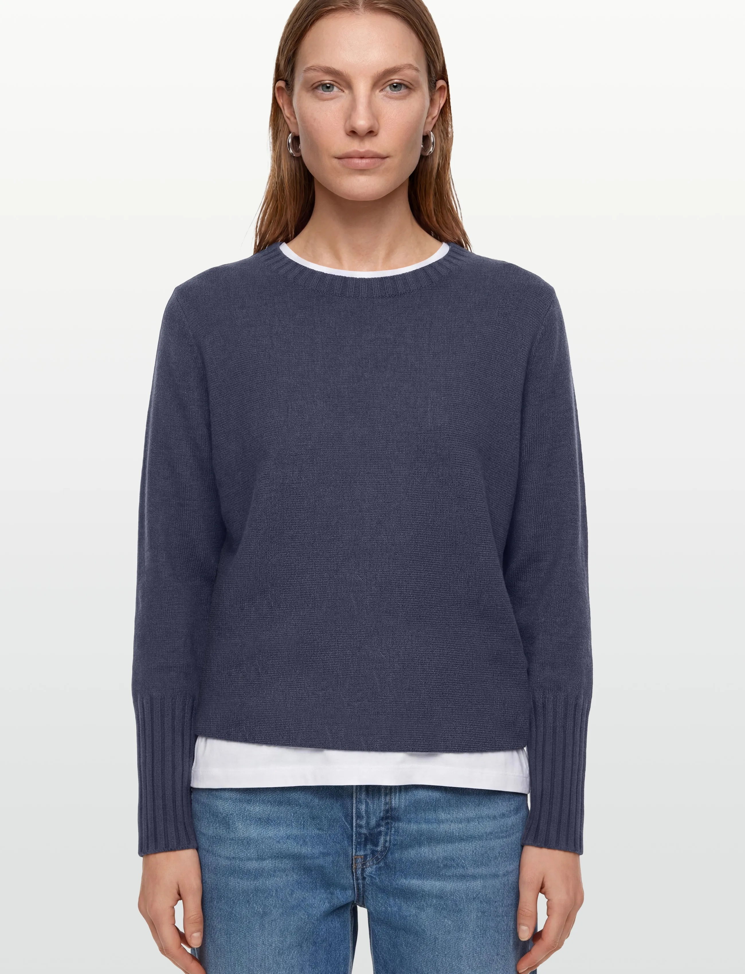 FREE/QUENT - FQVISIT-PULLOVER - laveste priser - vintage indigo - 3