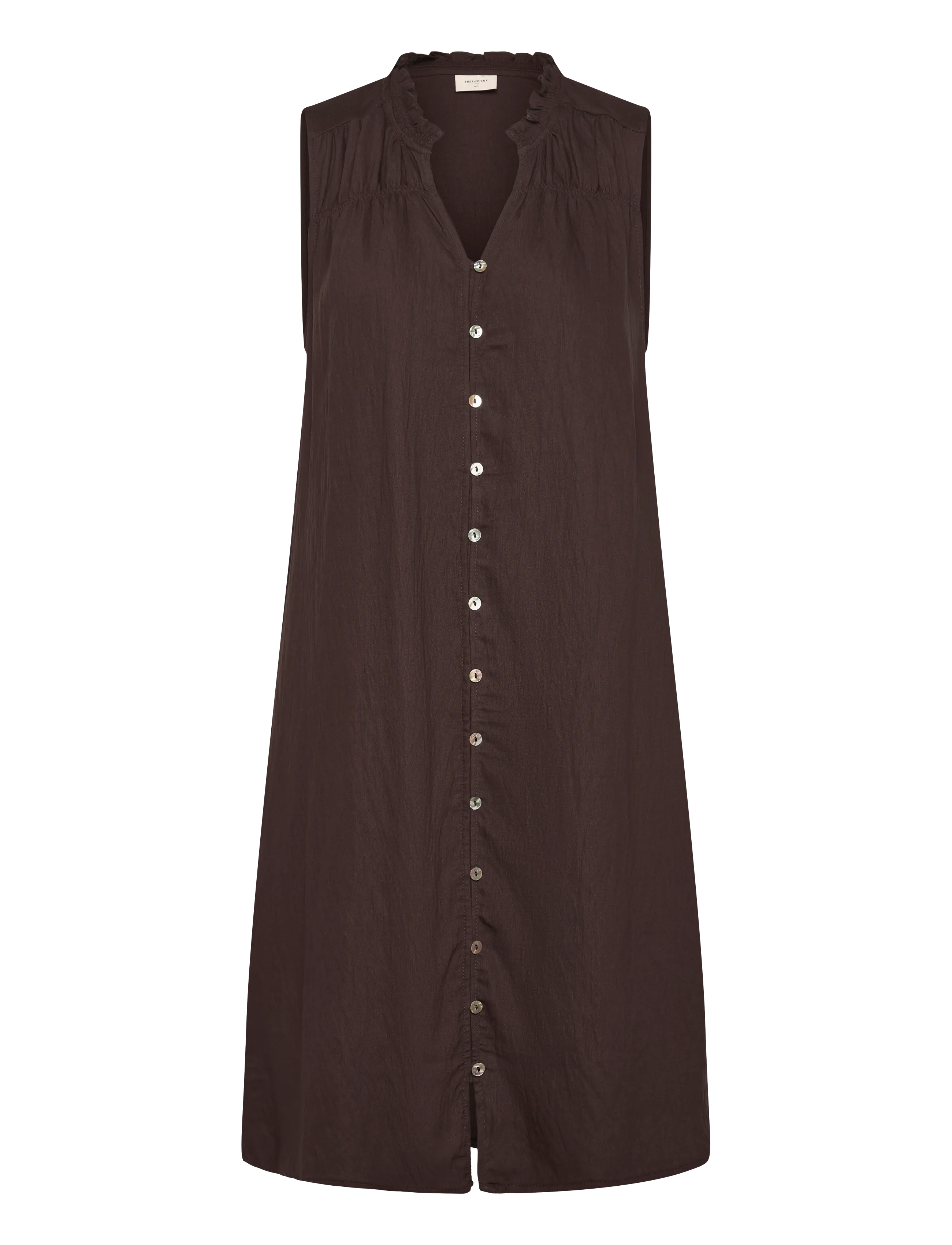 FREE/QUENT FQESALLY-DRESS - Kleider - COFFEE BEAN / brown