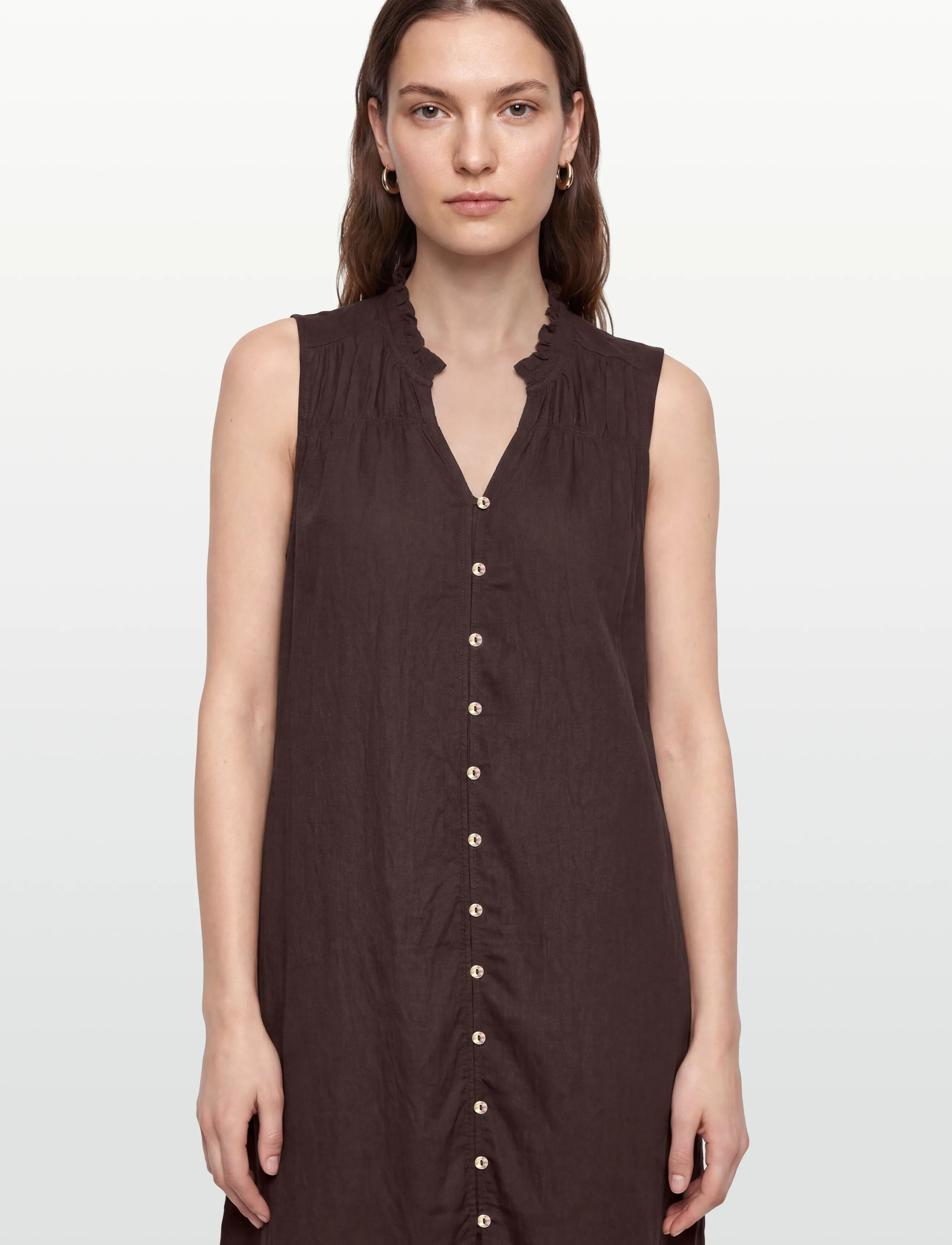 FREE/QUENT - FQESALLY-DRESS - midi kjoler - coffee bean - 4