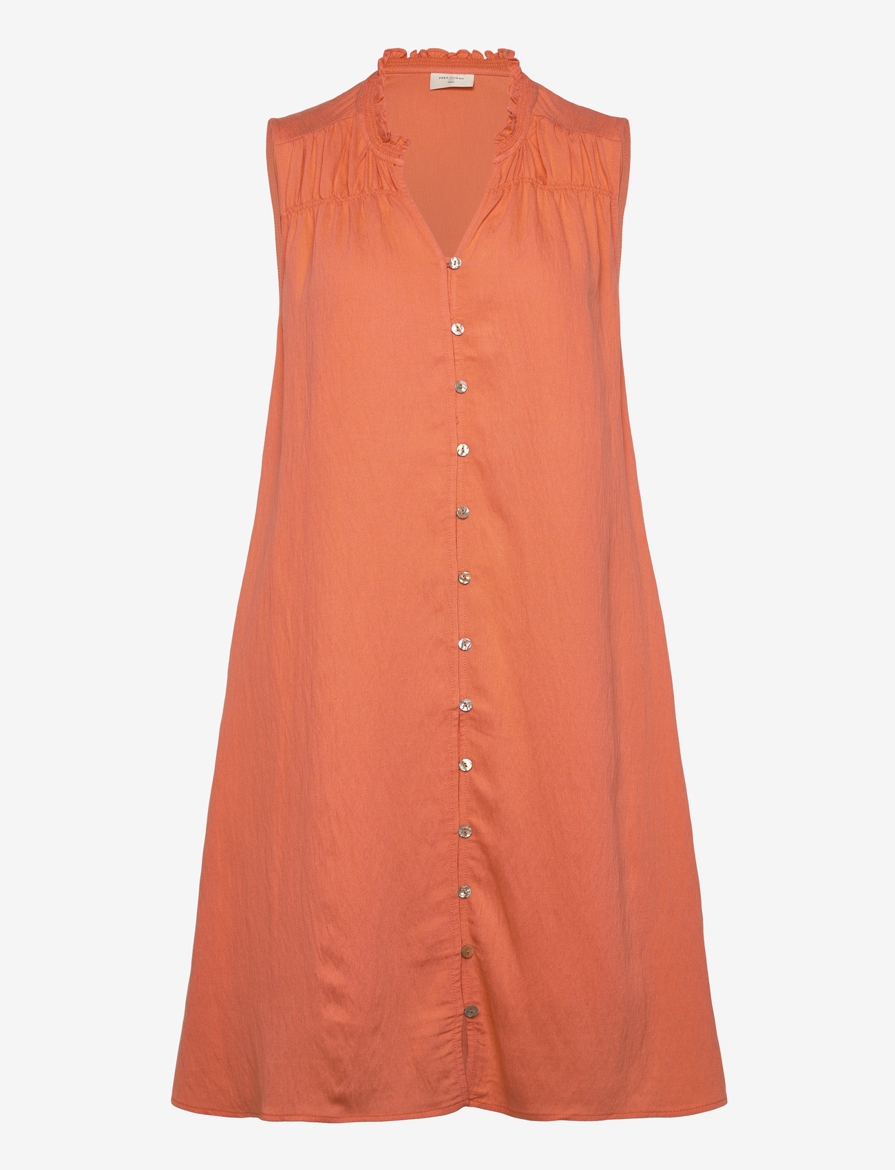 FREE/QUENT - FQESALLY-DRESS - midi kjoler - fresh salmon - 1