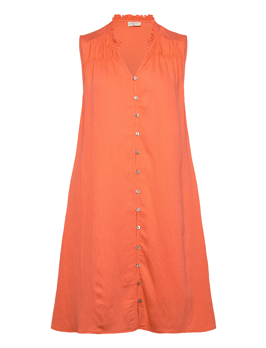 FREE/QUENT - FQESALLY-DRESS - midikleidid - fresh salmon - 1