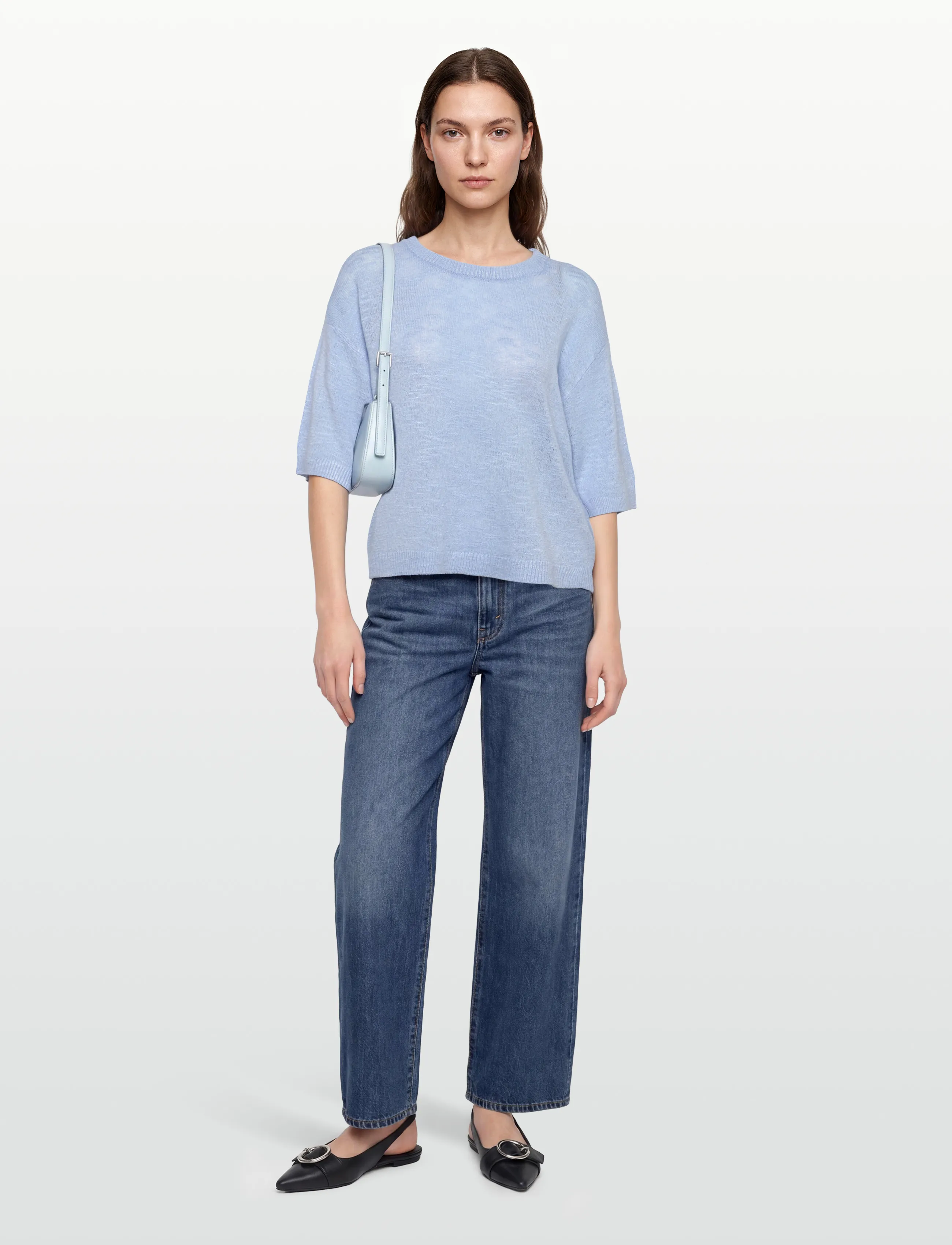 FREE/QUENT Fqvicki-Pullover, XL, Blue, Strik > Trøjer, Dame