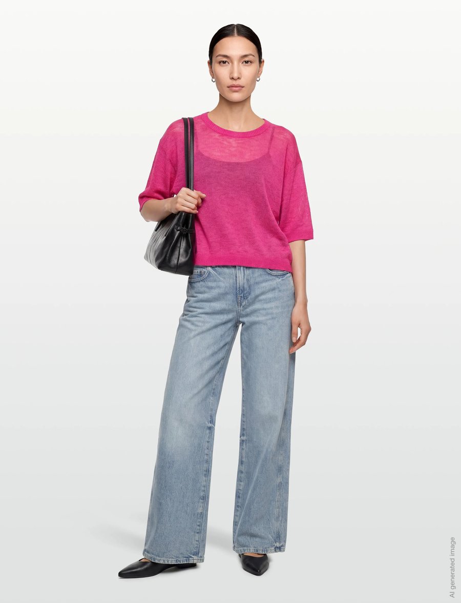 FREE/QUENT - FQVICKI-PULLOVER - striktrøjer - fuchsia purple - 0