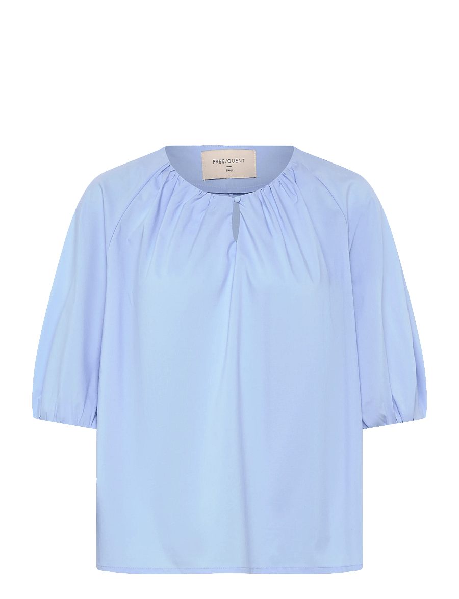 FREE/QUENT - FQESSENNY-BLOUSE - lühikeste varrukatega pluusid - blue bell - 1