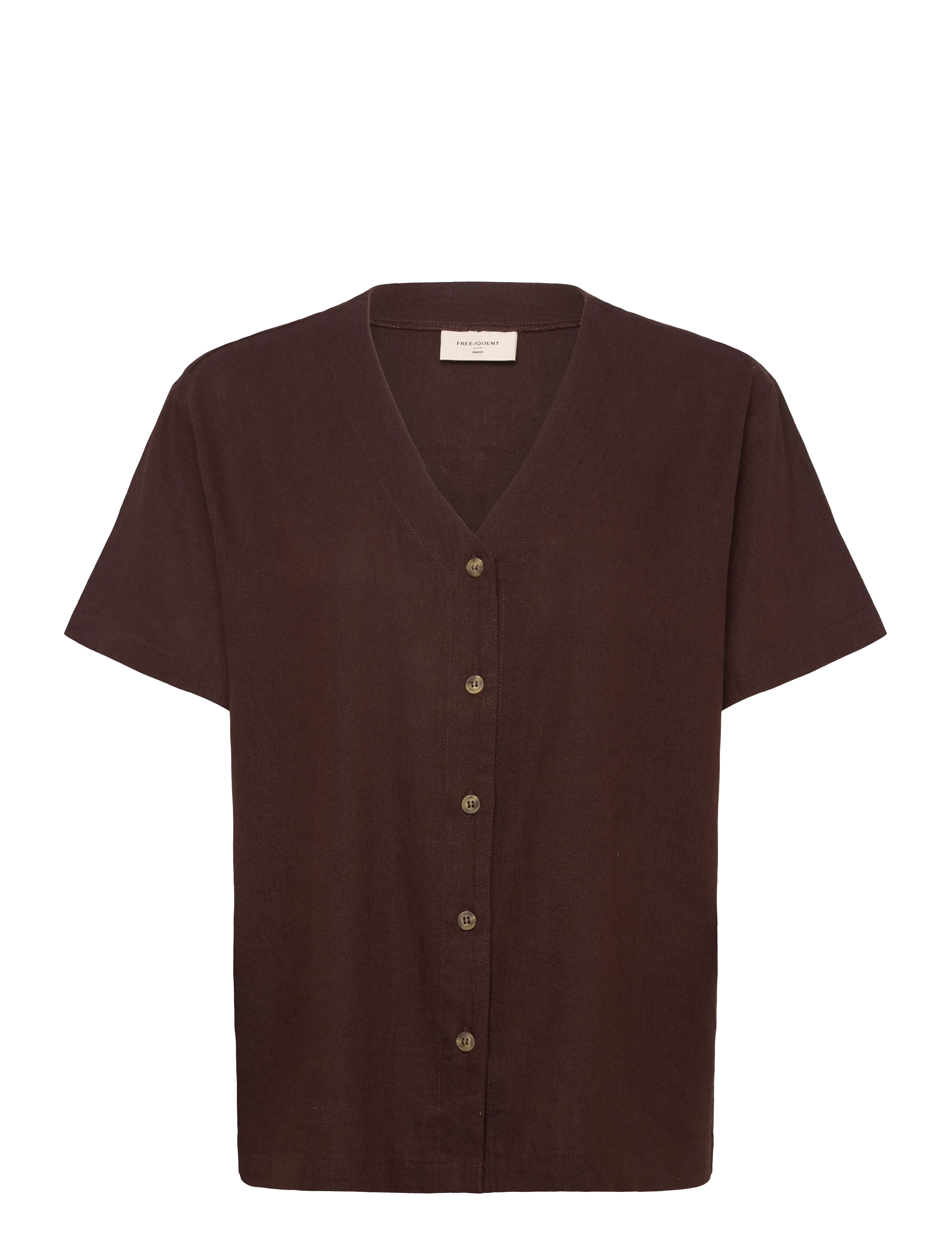 FREE/QUENT FQLAVA-SHIRT - Vaatteet - COFFEE BEAN / brown
