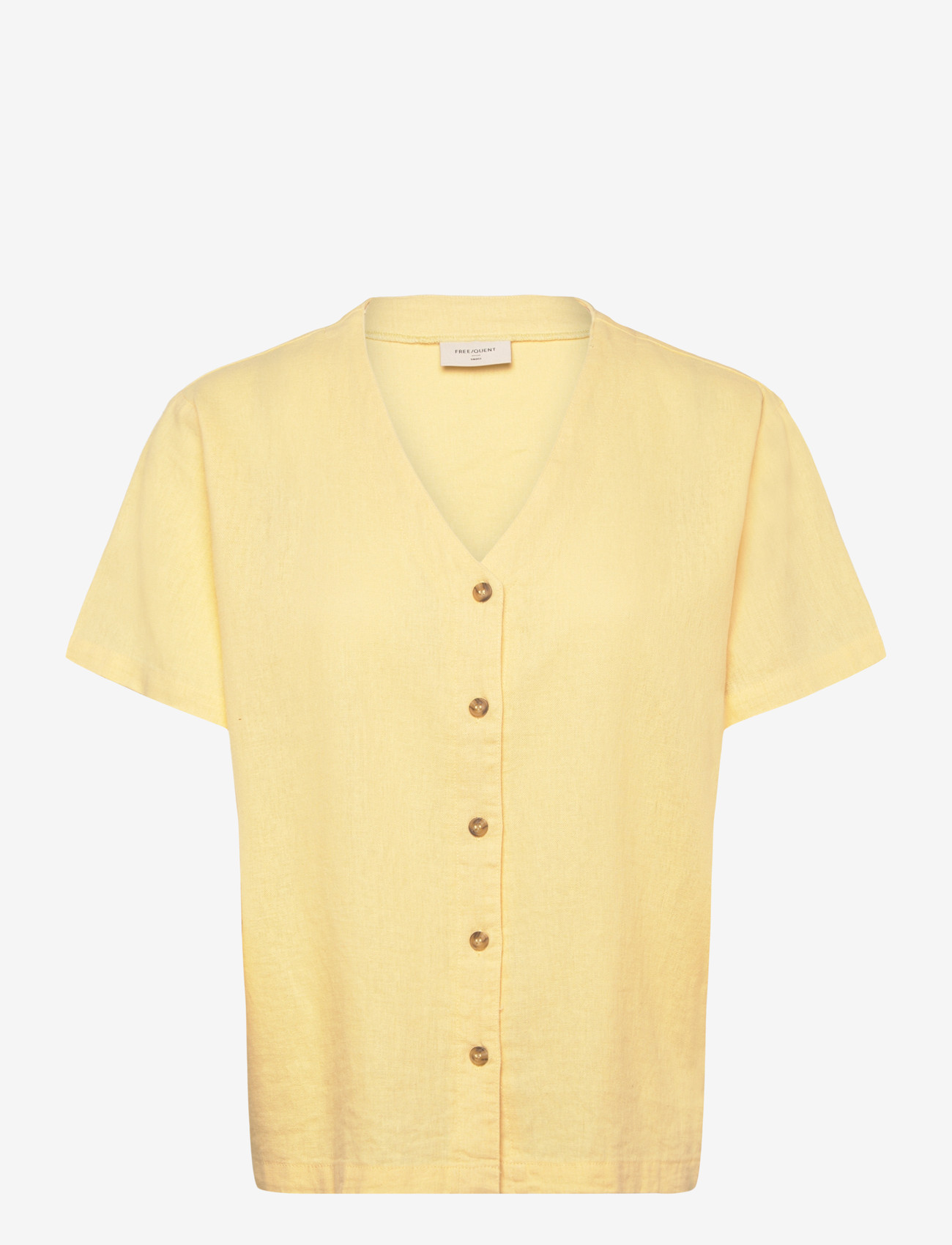 FREE/QUENT - FQLAVA-SHIRT - hørskjorter - golden haze - 1