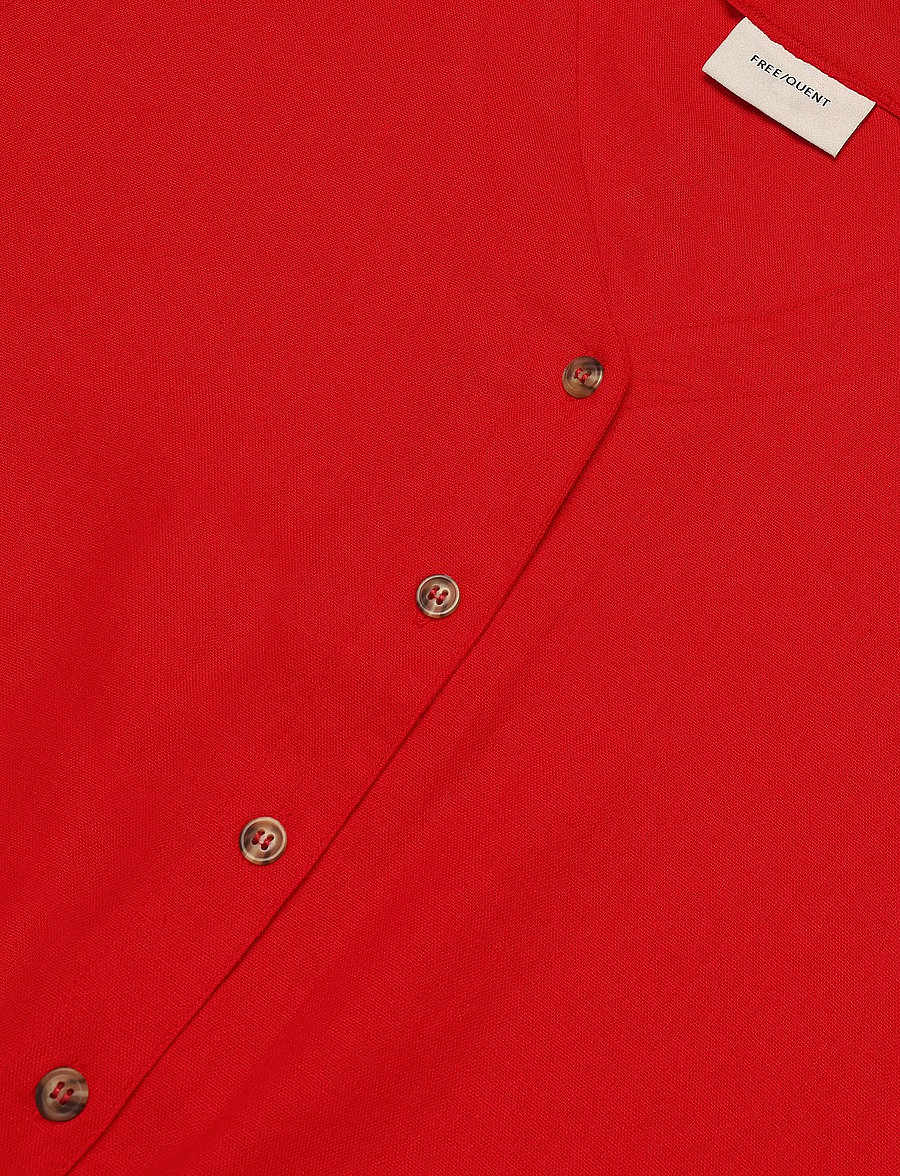 FREE/QUENT - FQLAVA-SHIRT - leinenhemden - true red - 3