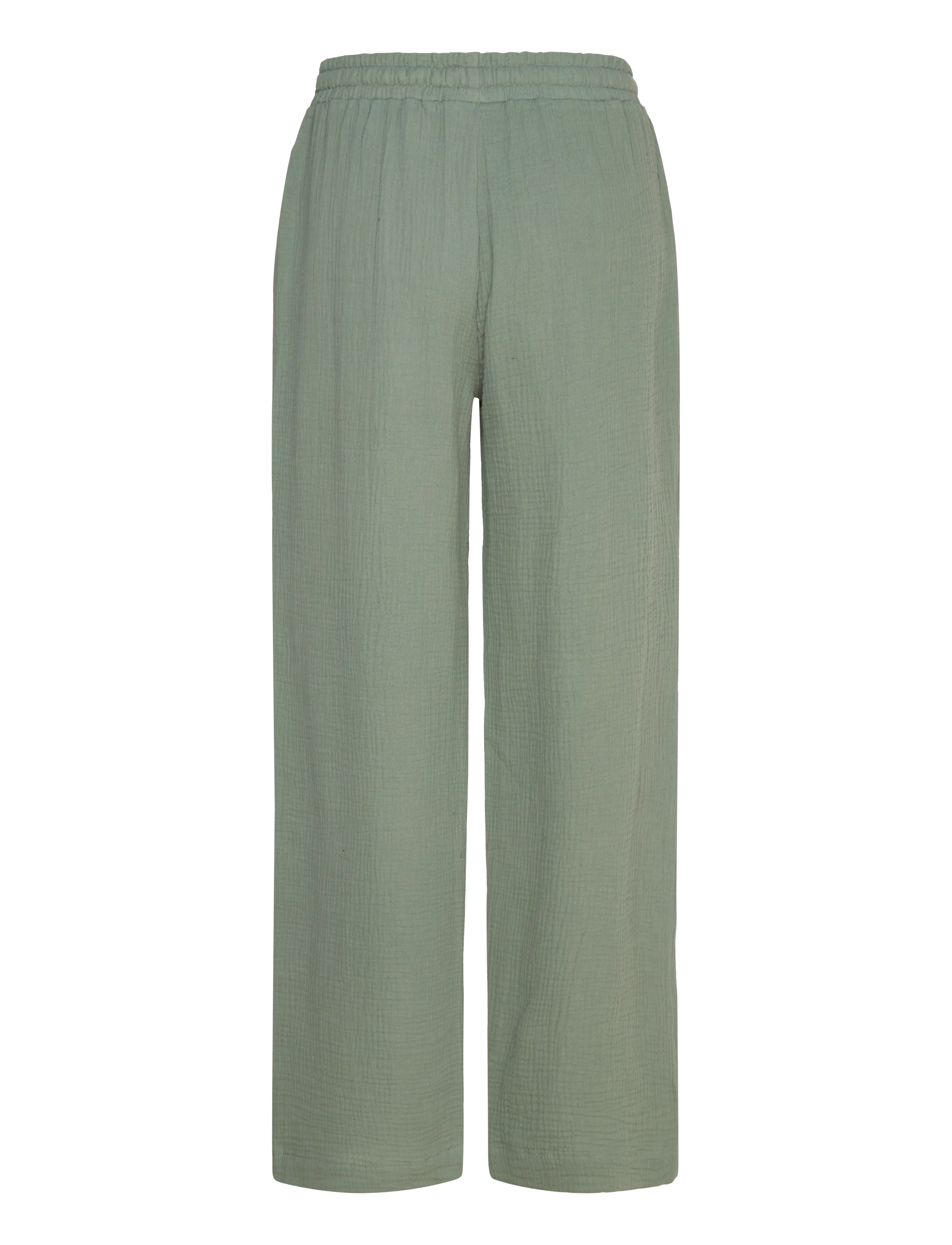FREE/QUENT - FQESMINGO-PANTS - wide leg trousers - dark forest - 1